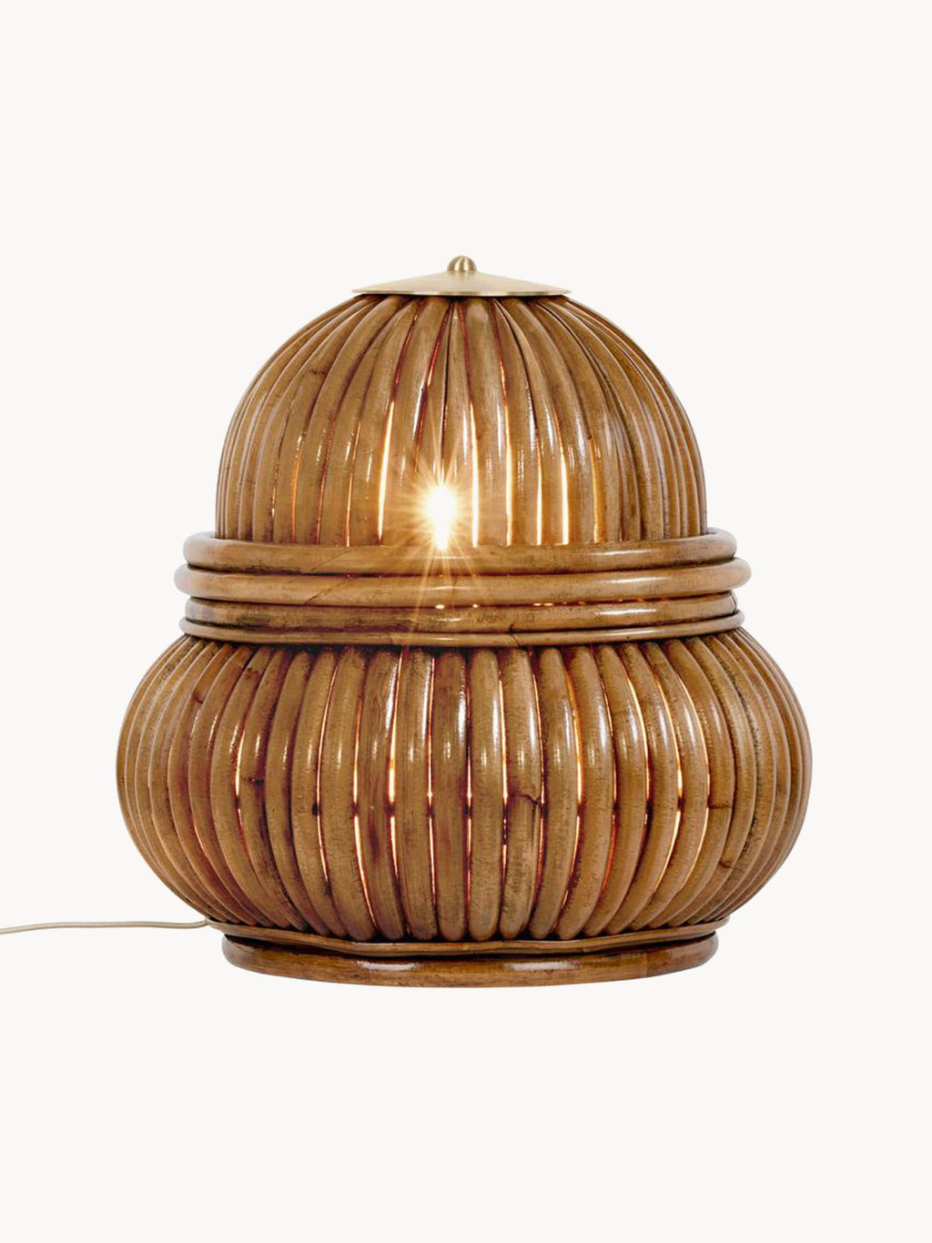 Bohemian Small Rattan Floor Lamp