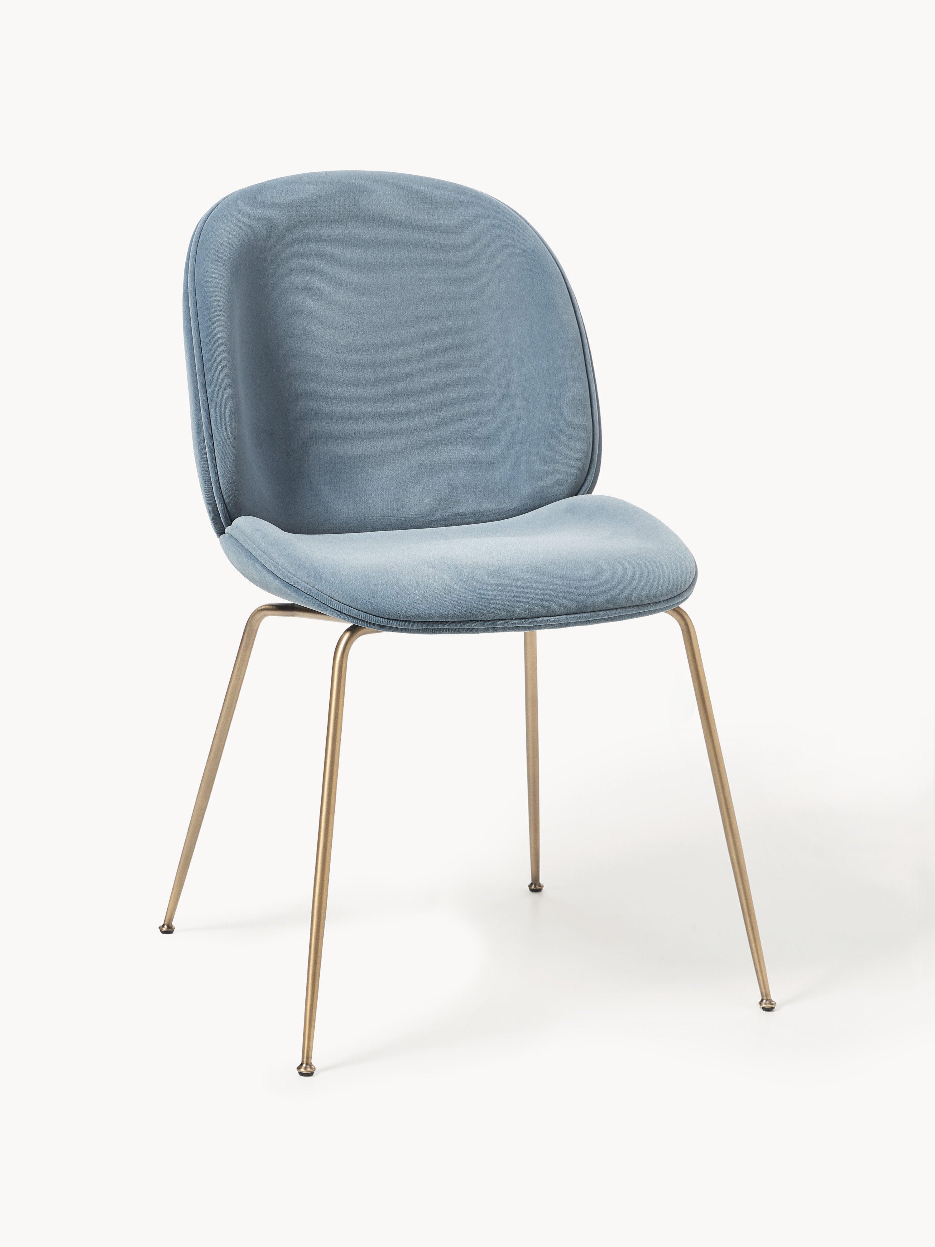 Gallery image 1 - WESTWING x GUBI, Velvet Dining Chair Beetle by Delia Lachance