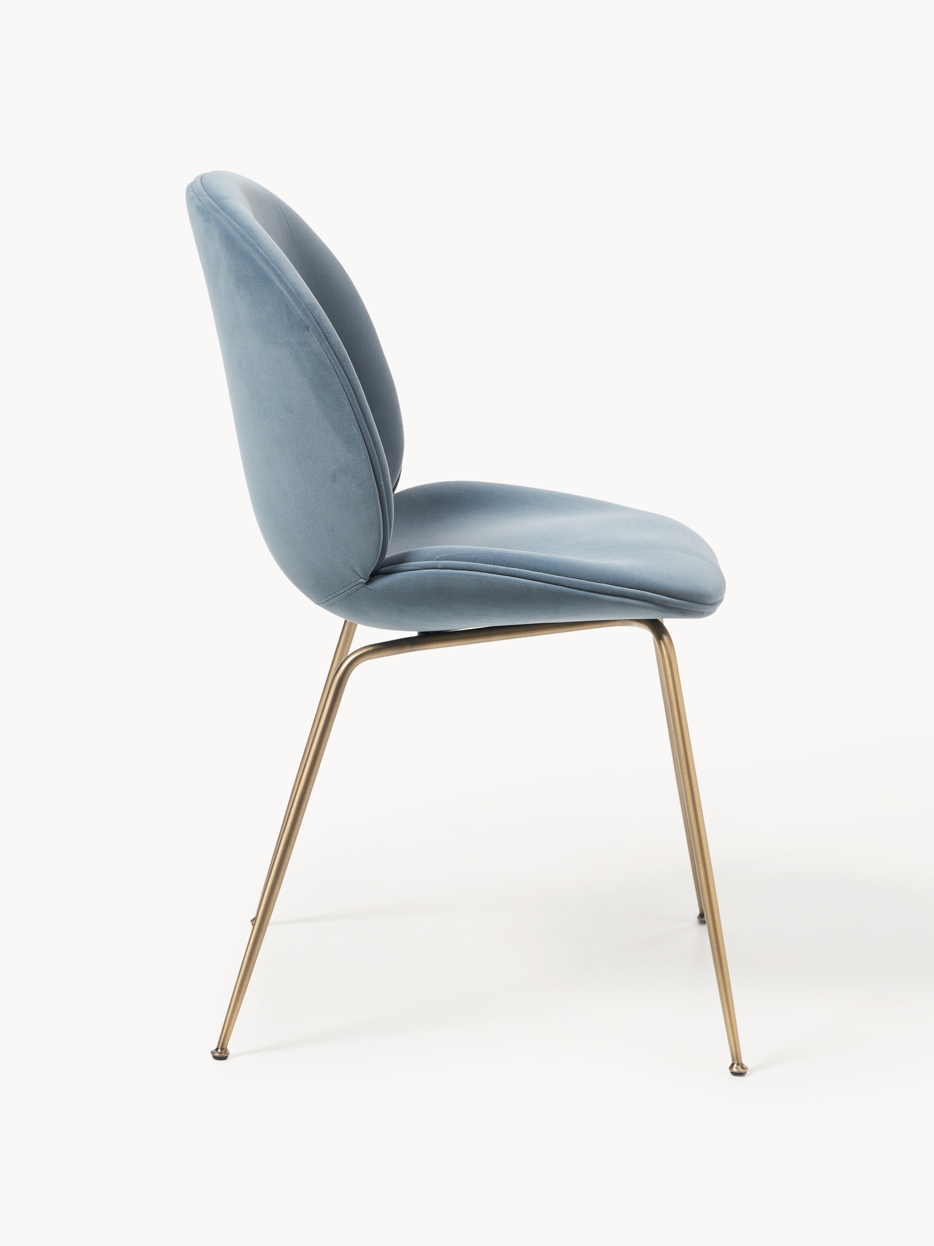 WESTWING x GUBI, Velvet Dining Chair Beetle by Delia Lachance