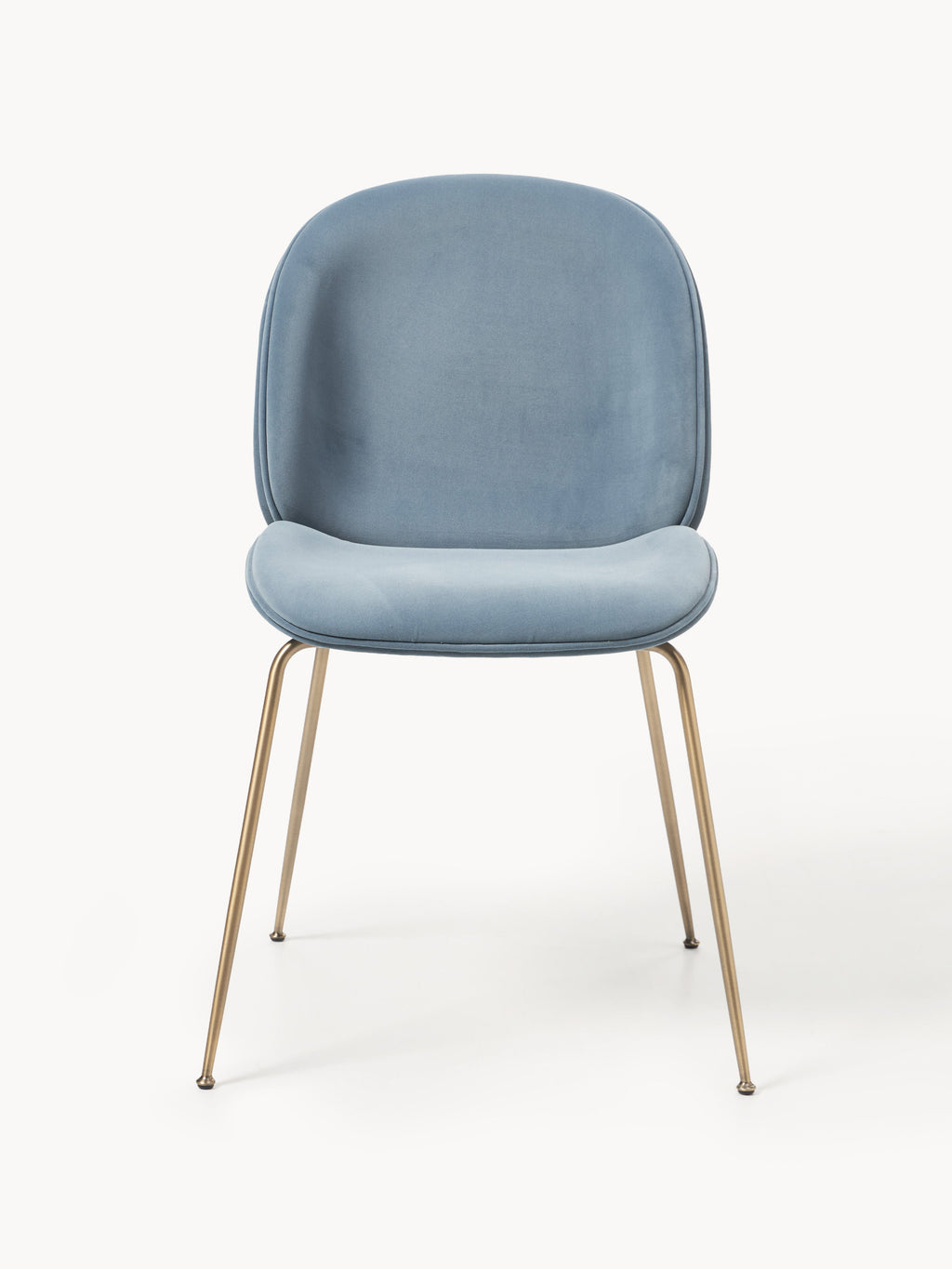WESTWING x GUBI, Velvet Dining Chair Beetle by Delia Lachance