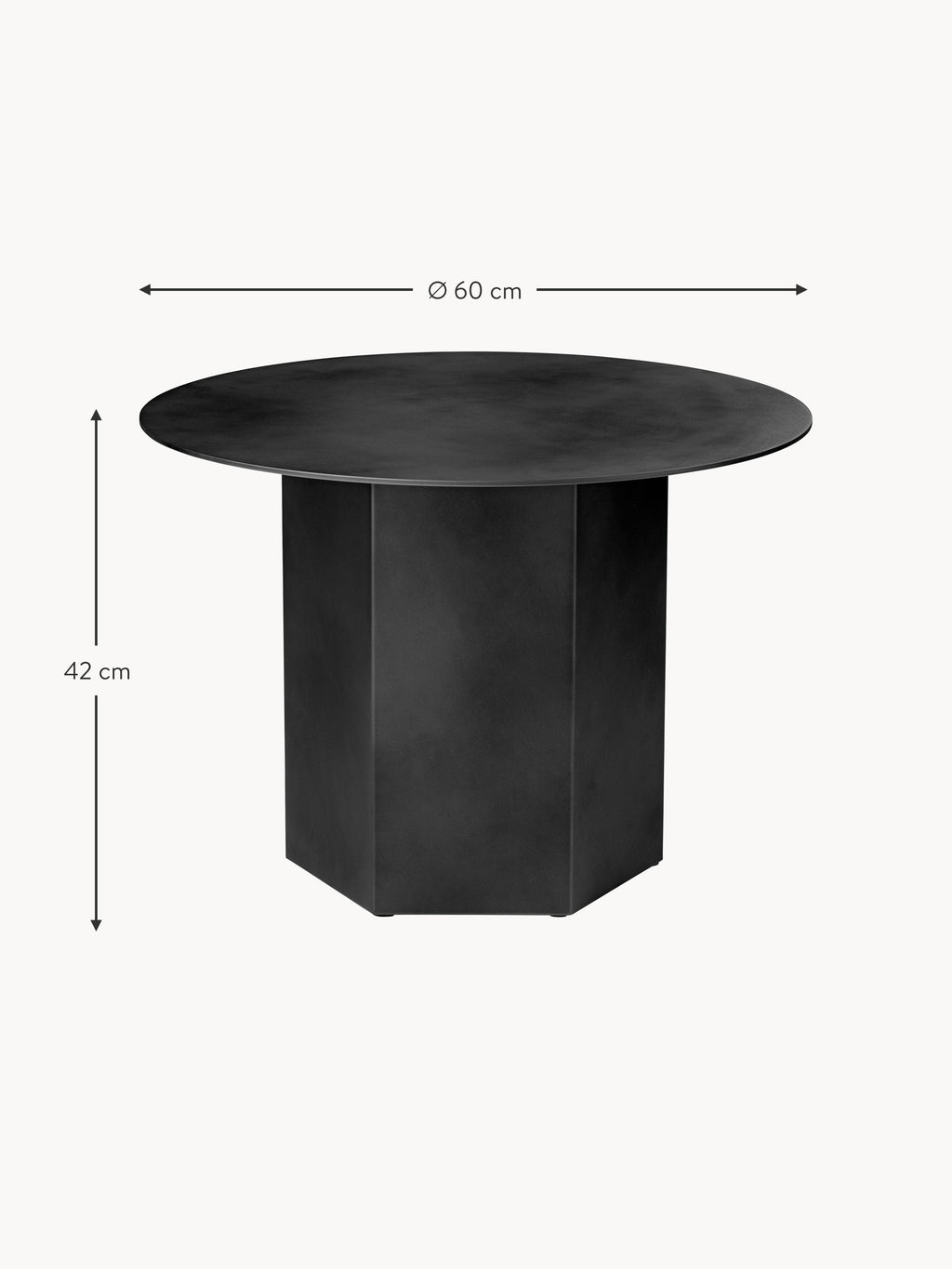 Epic Coffee Table - Round, Ø60, Steel