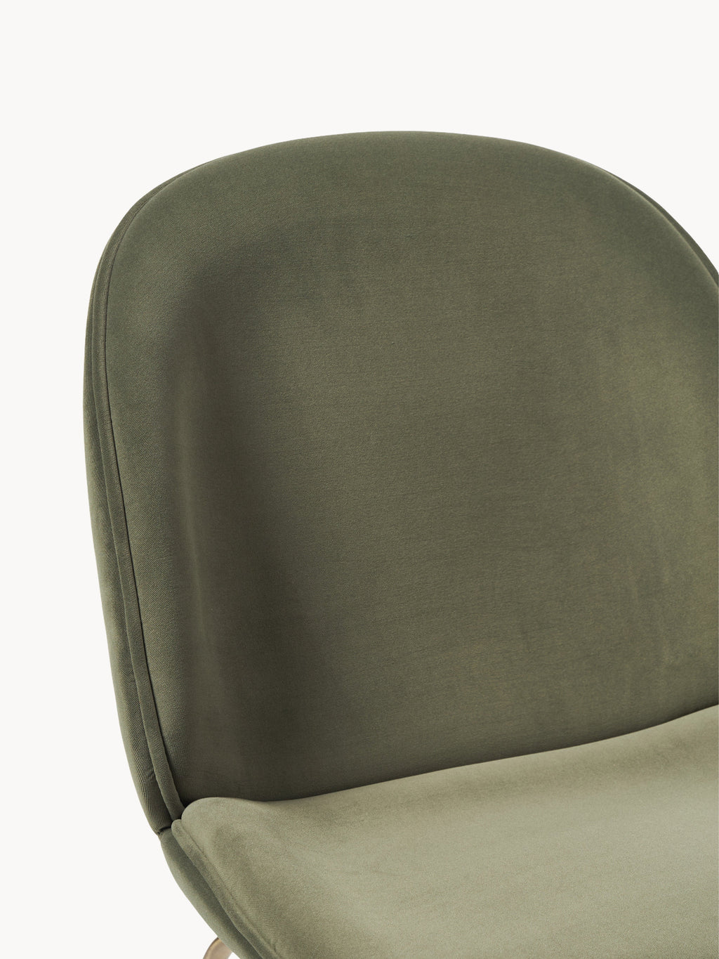 WESTWING x GUBI, Velvet Dining Chair Beetle by Delia Lachance