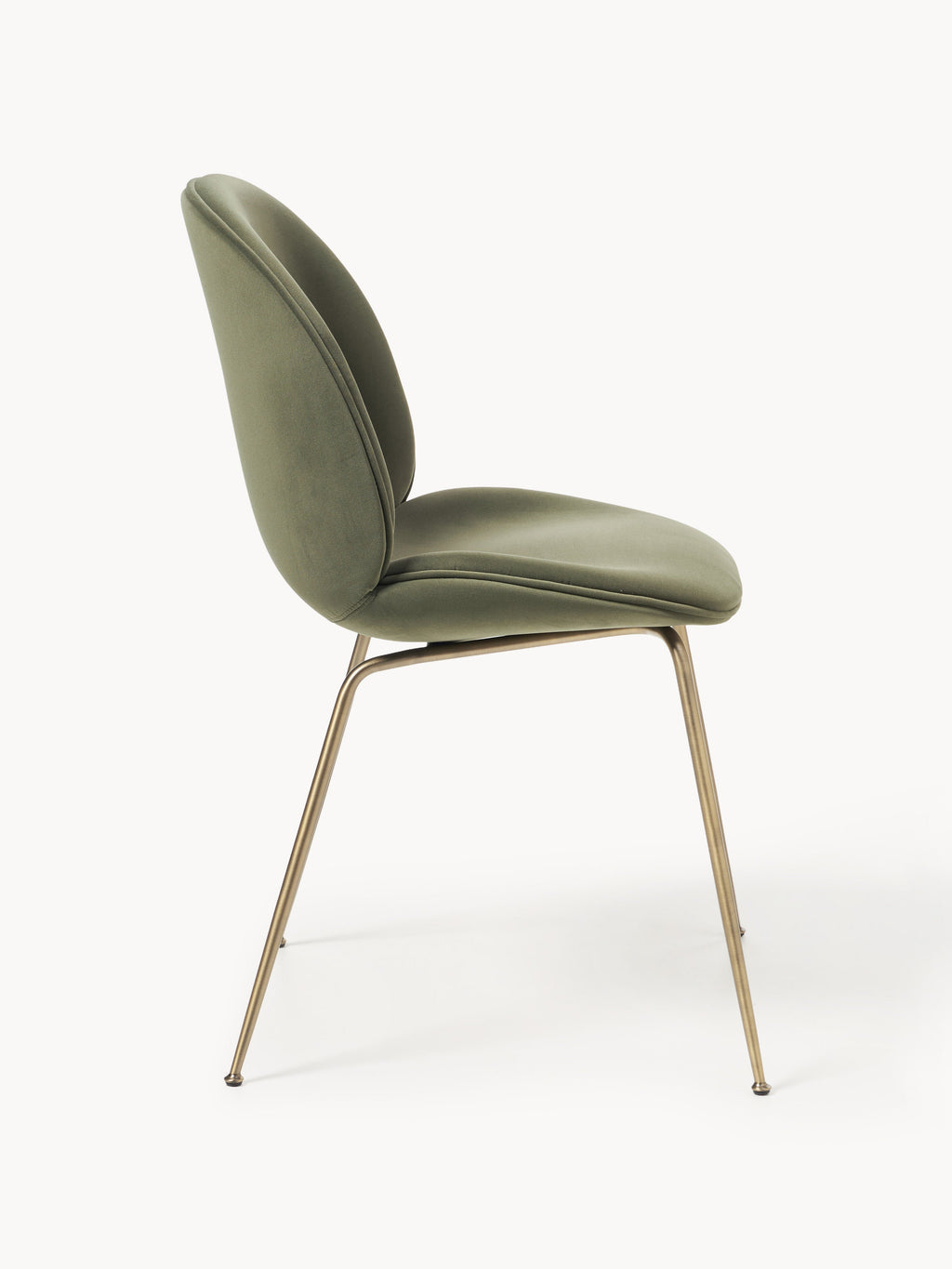 WESTWING x GUBI, Velvet Dining Chair Beetle by Delia Lachance