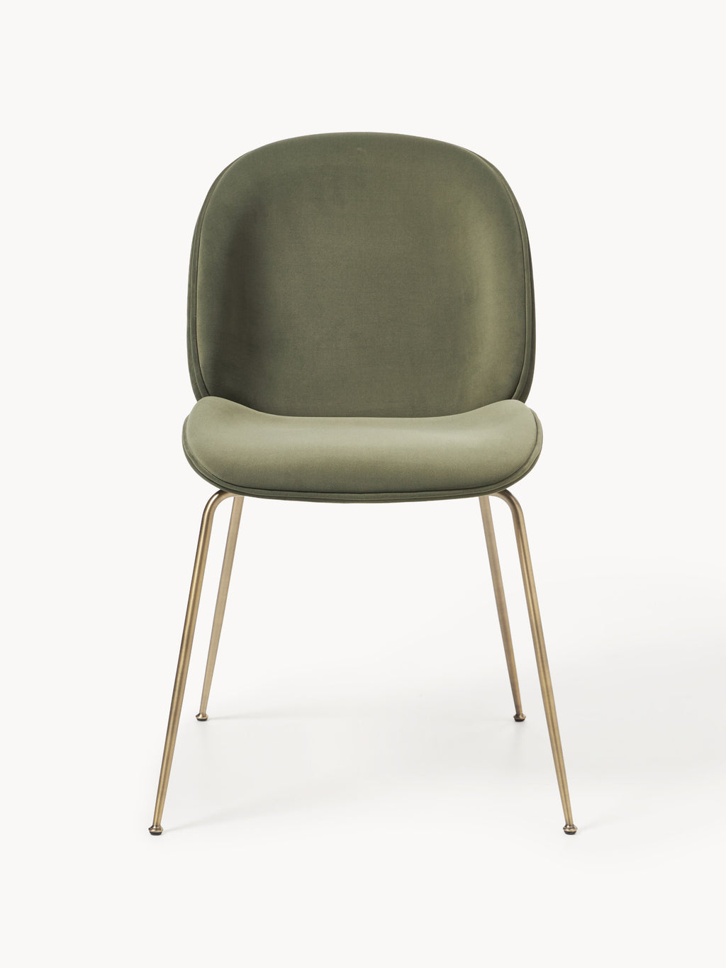 WESTWING x GUBI, Velvet Dining Chair Beetle by Delia Lachance