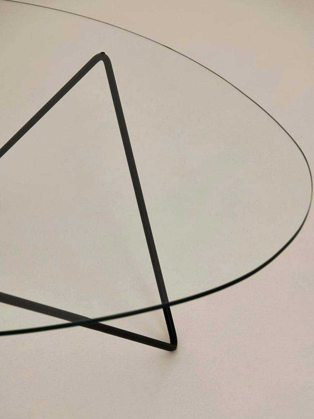 Pedrera Handmade Oval Coffee Table with Glass Top