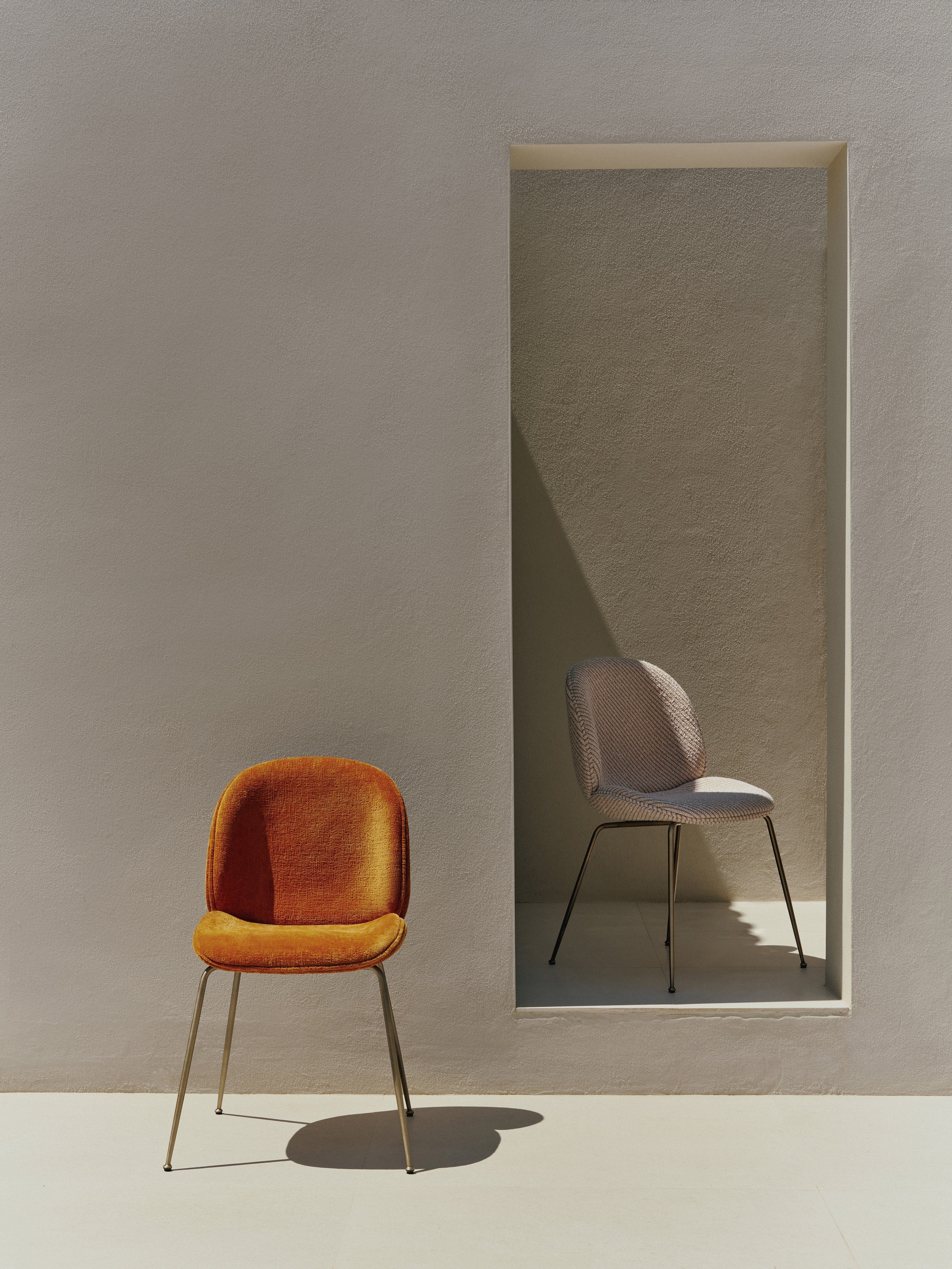 WESTWING x GUBI, Upholstered Dining Chair Beetle by Delia Lachance