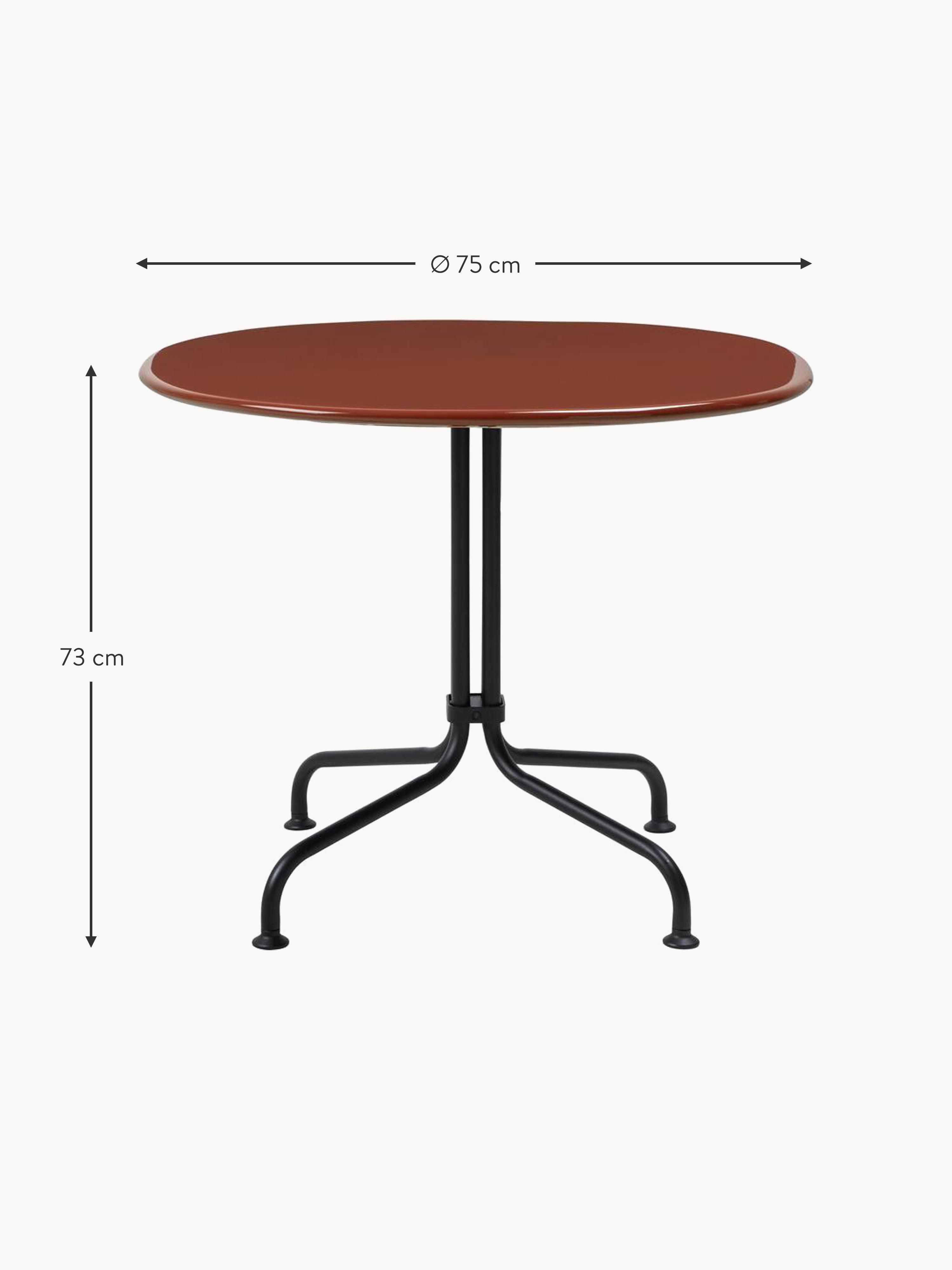 Carmel Round Bistro Table with Ceramic Top, Ø 75 x H 73 cm