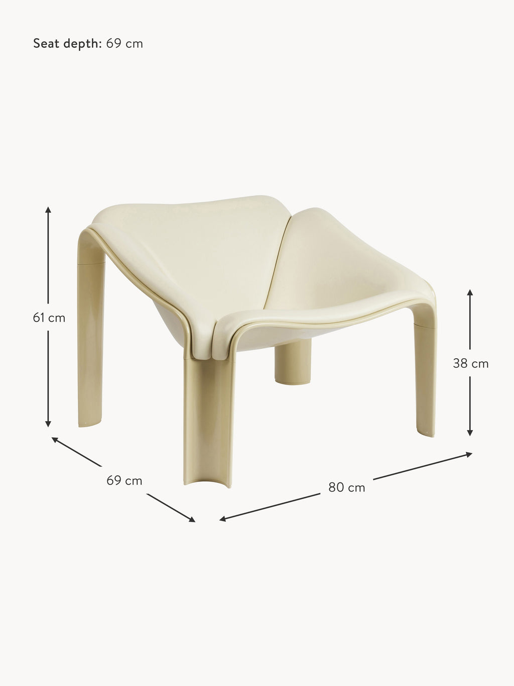 F300 Leather Lounge Chair