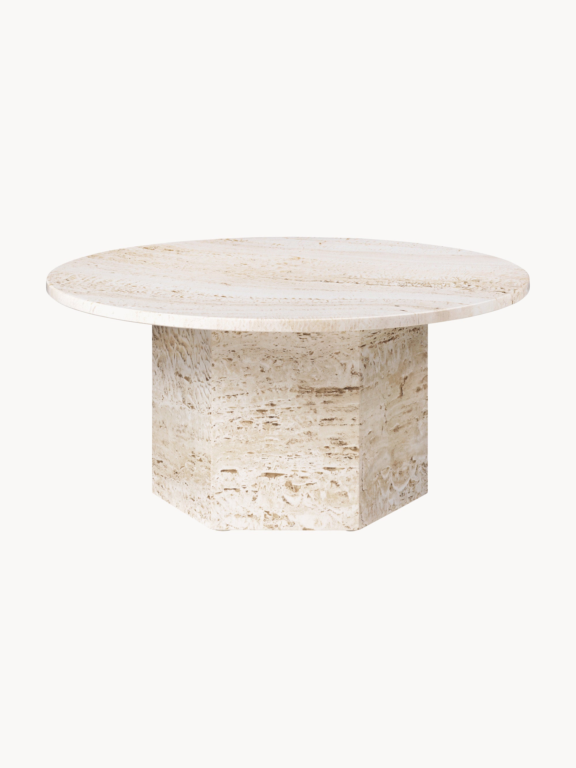 Gallery image 1 - Round Travertine Coffee Table Epic