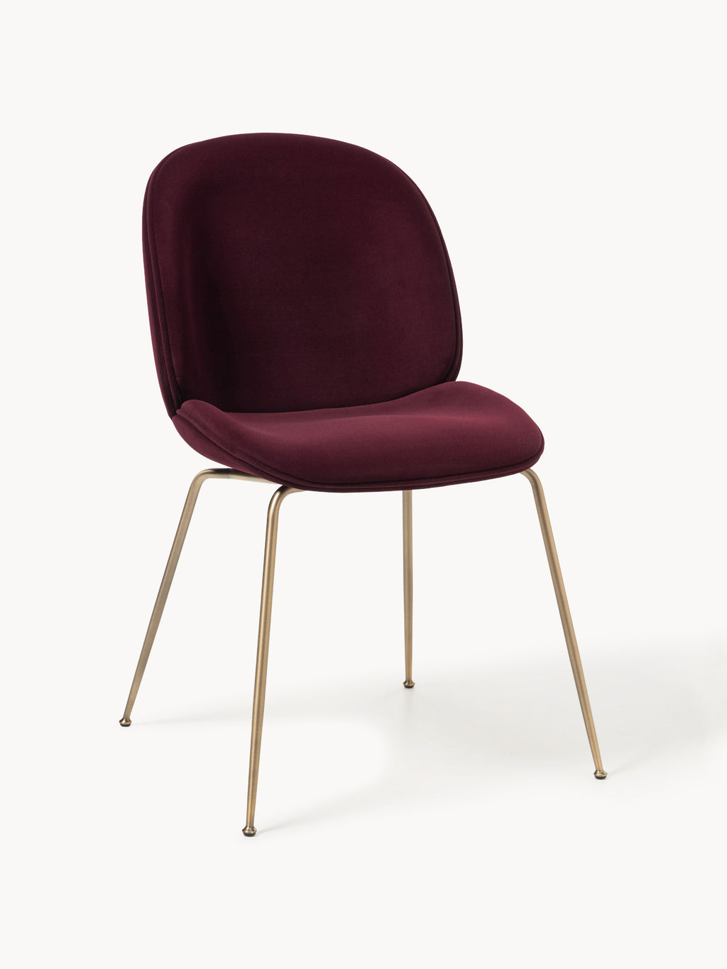 Gallery image 1 - WESTWING x GUBI, Velvet Dining Chair Beetle by Delia Lachance