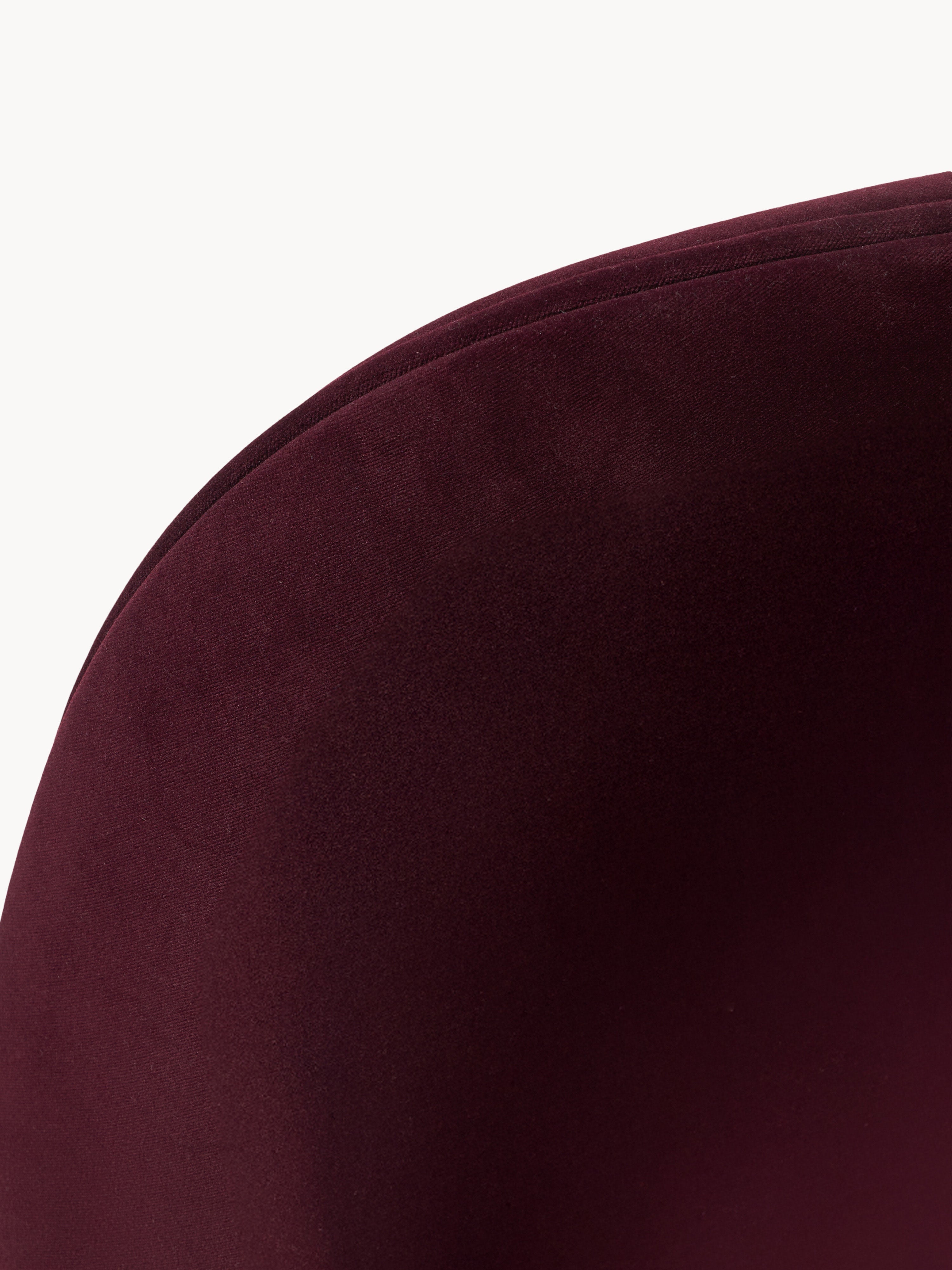WESTWING x GUBI, Velvet Dining Chair Beetle by Delia Lachance