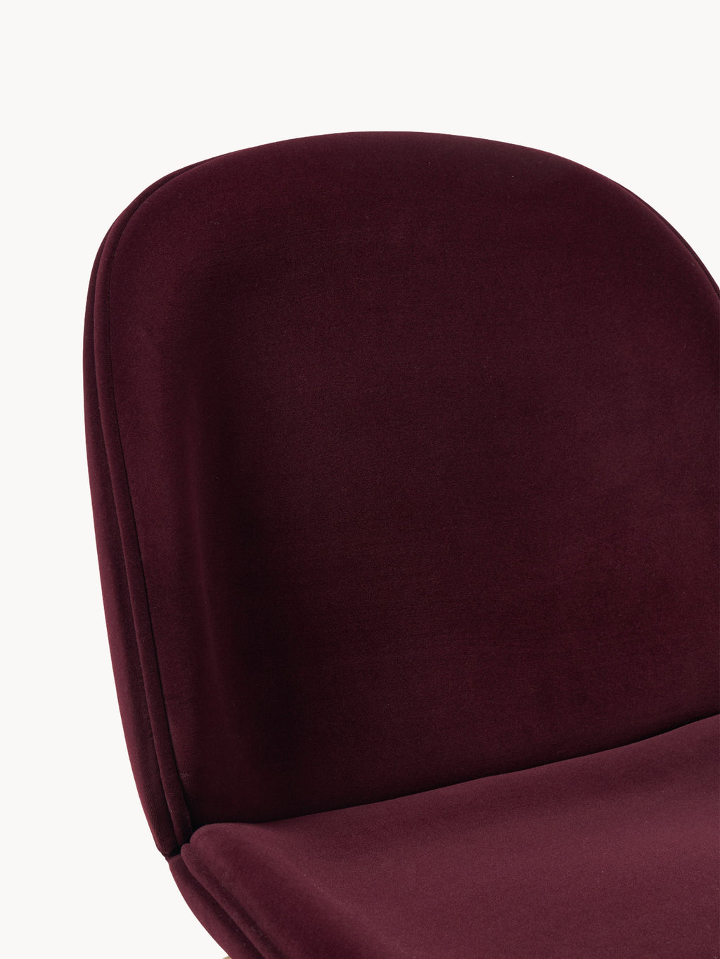 WESTWING x GUBI, Velvet Dining Chair Beetle by Delia Lachance