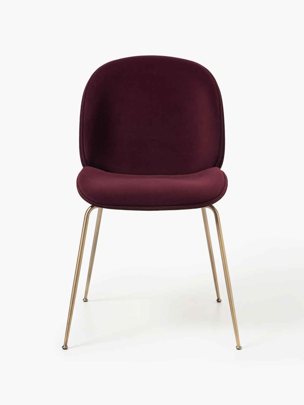 WESTWING x GUBI, Velvet Dining Chair Beetle by Delia Lachance