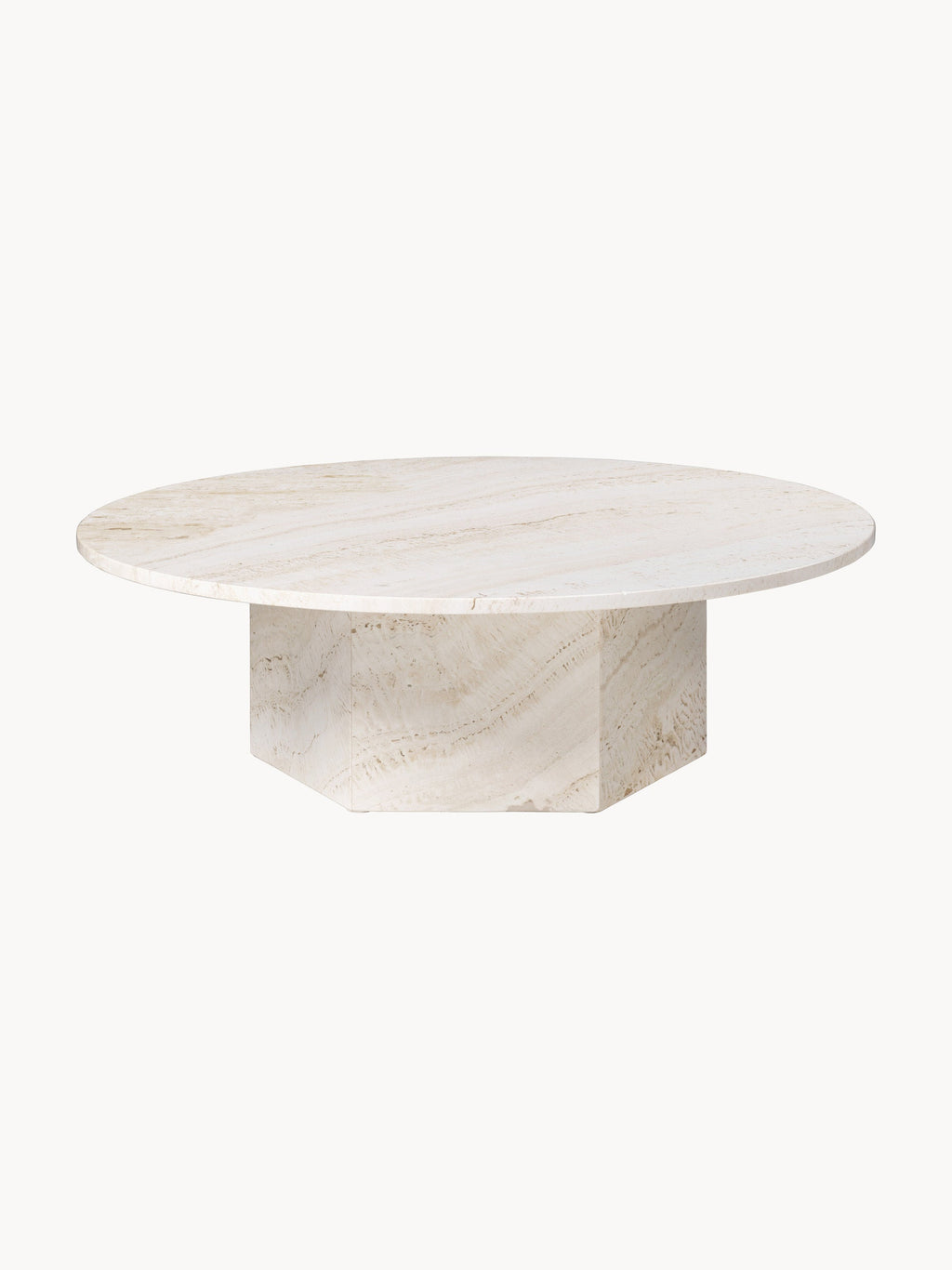 Gallery image 1 - Round Travertine Coffee Table Epic