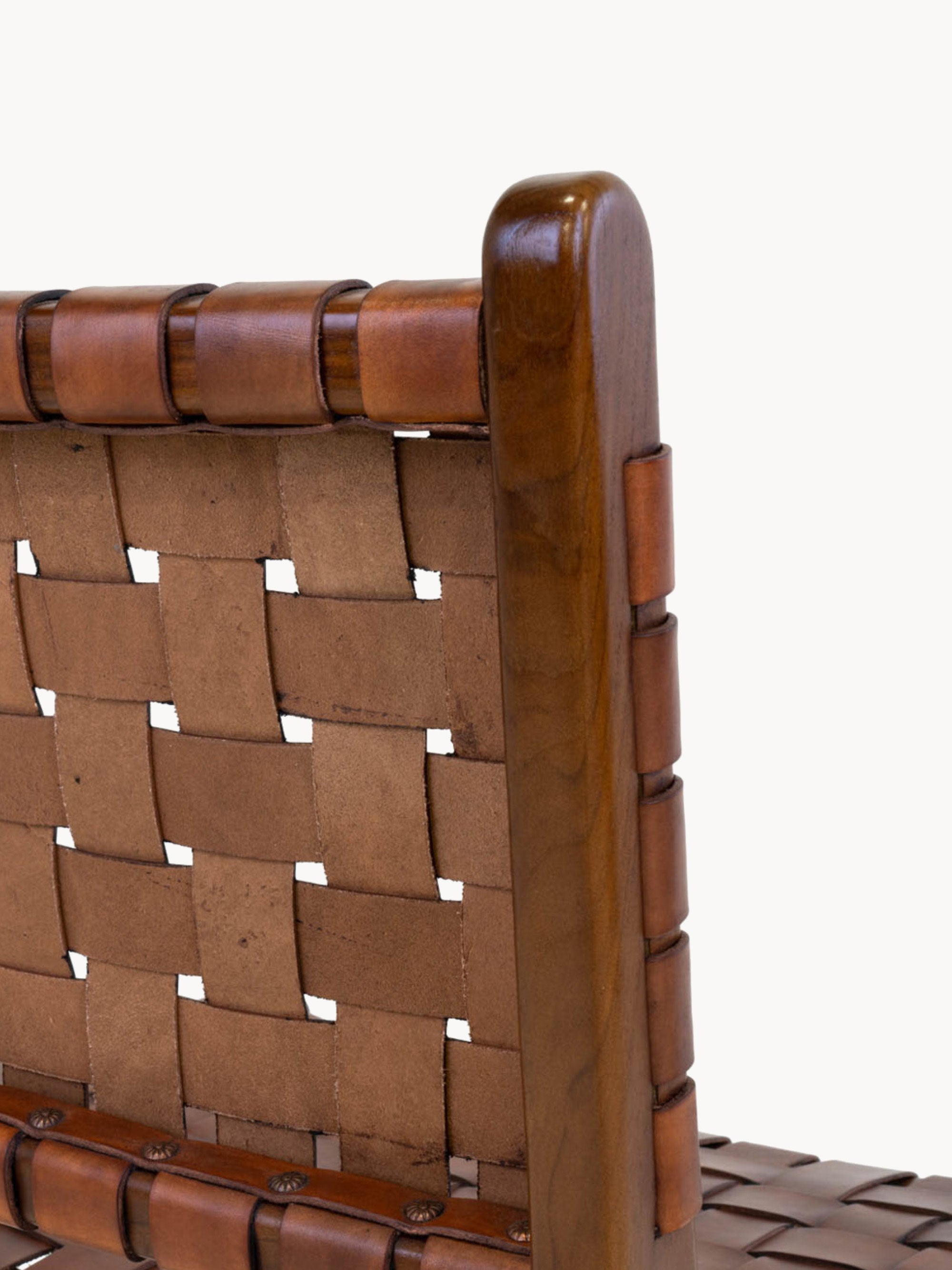 Perugia Teak Wood Dining Chairs, Set of 2