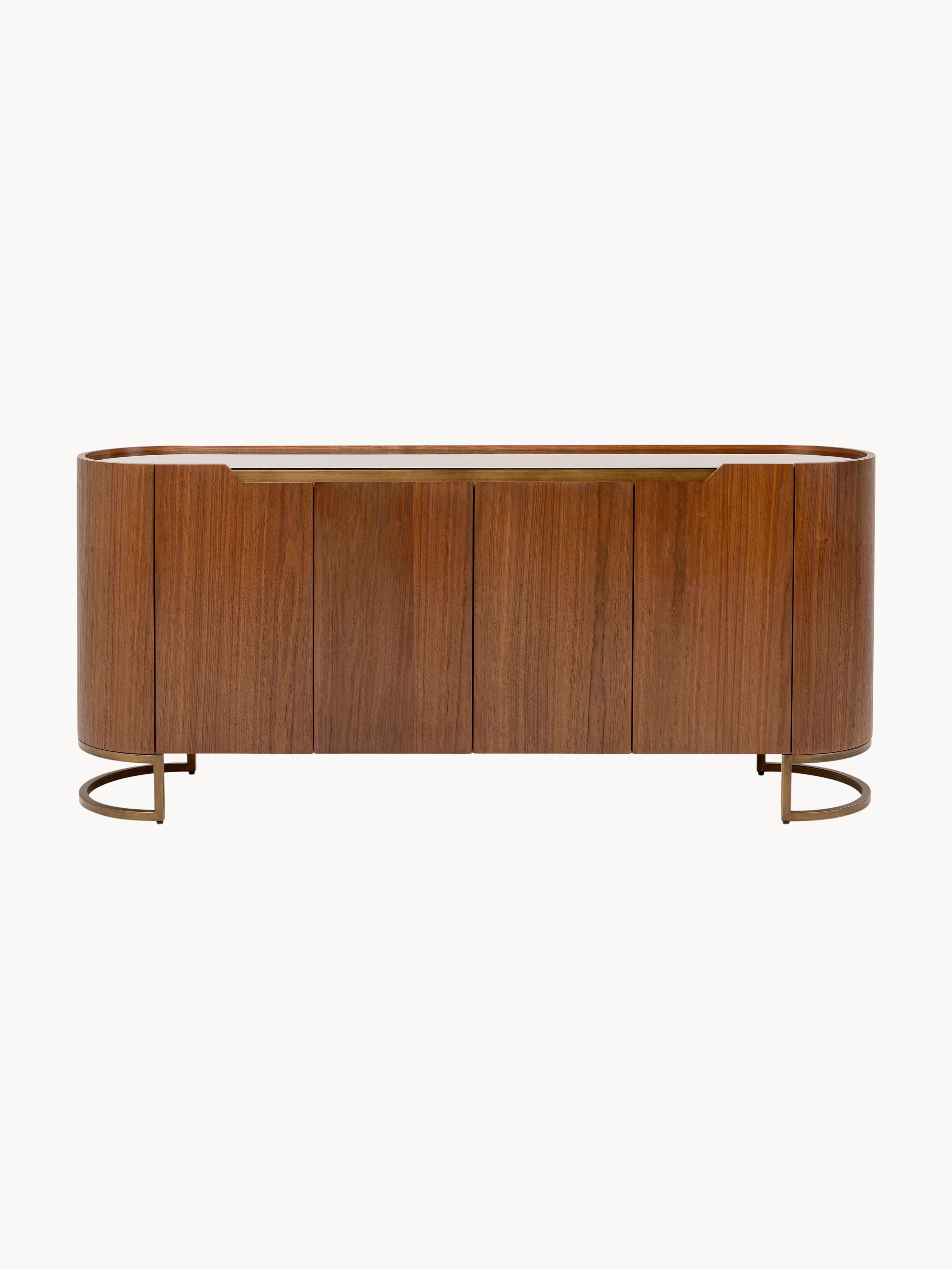 Giorgio Walnut Wood Sideboard