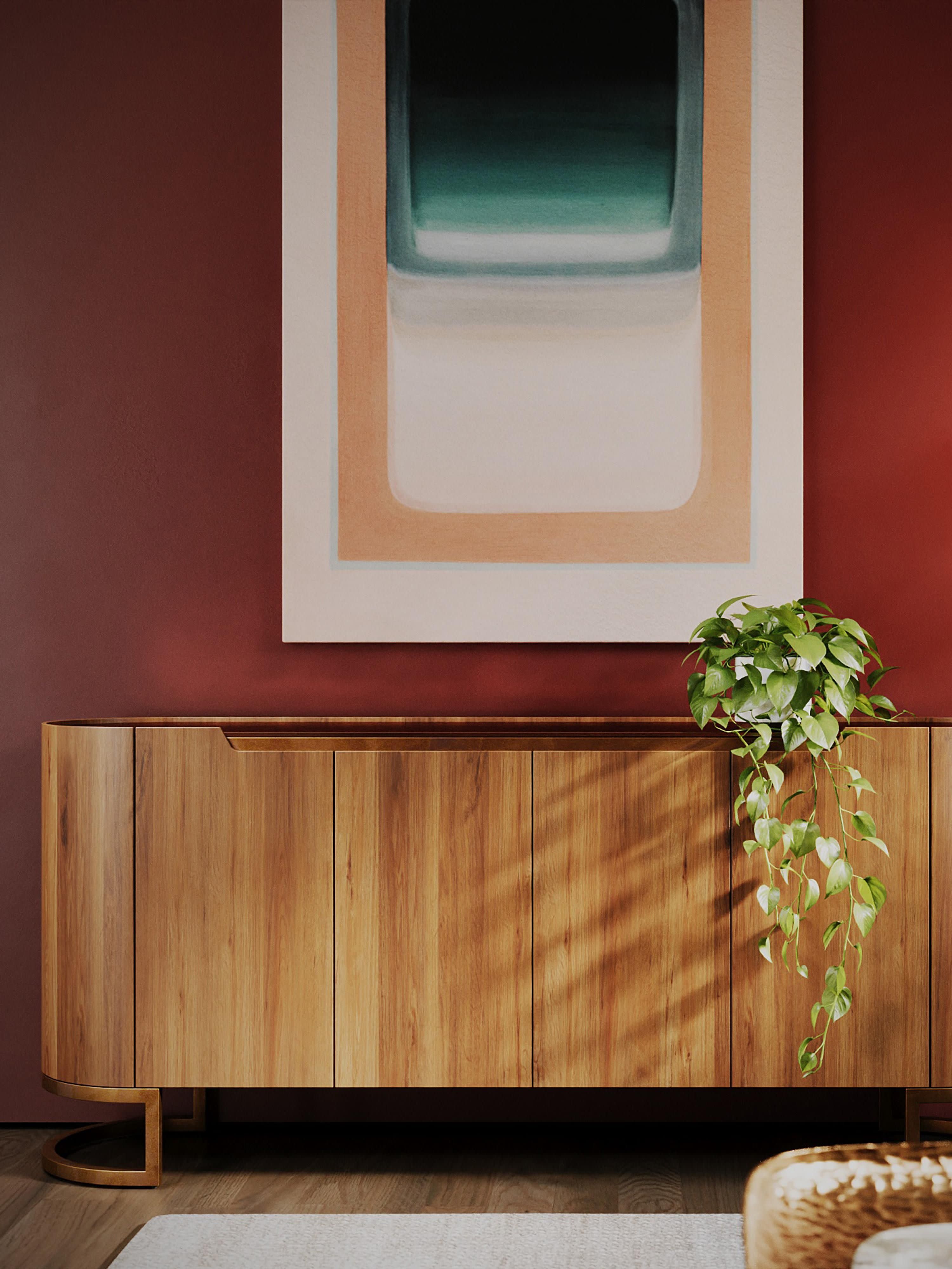Giorgio Walnut Wood Sideboard