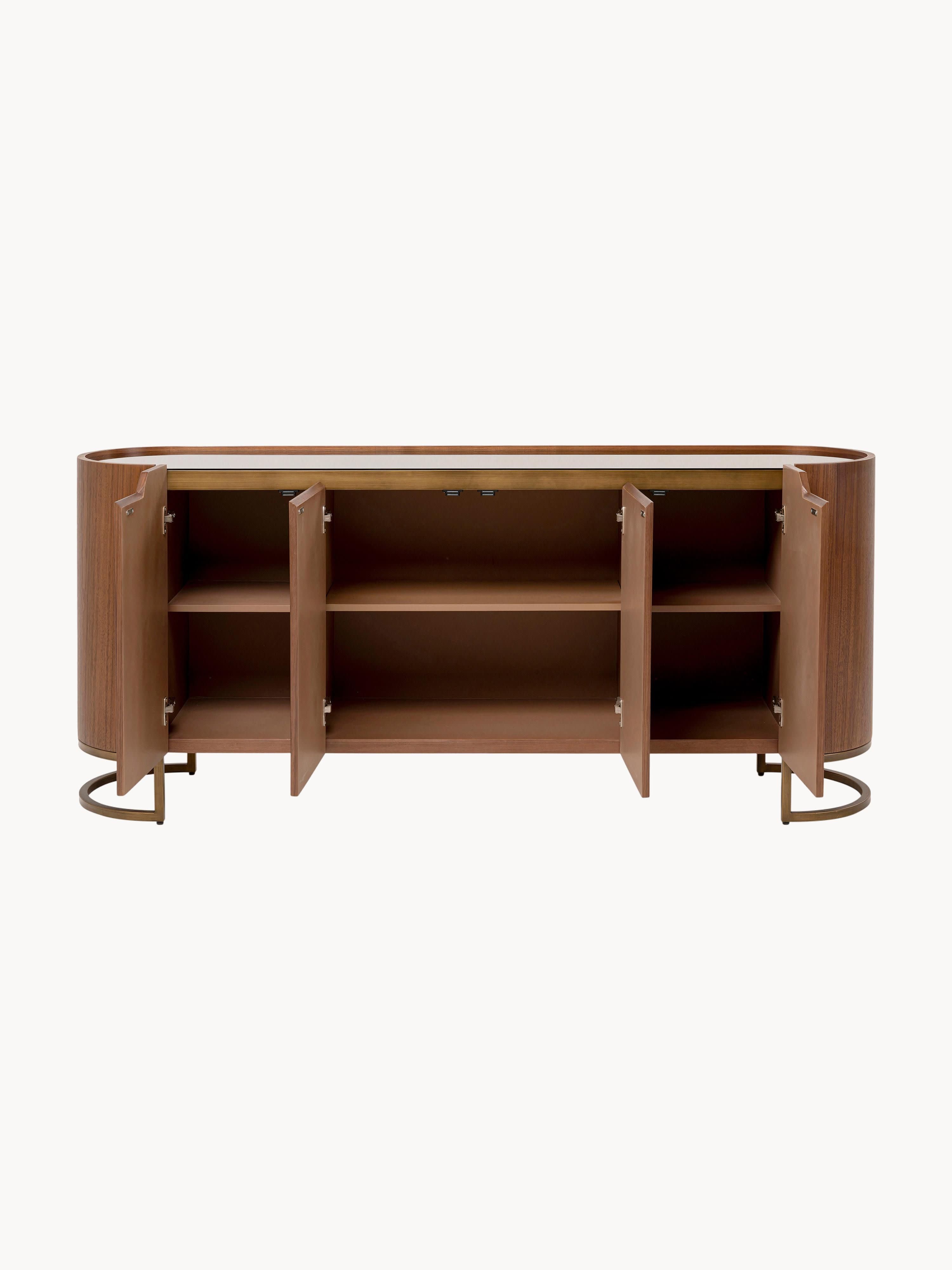 Giorgio Walnut Wood Sideboard