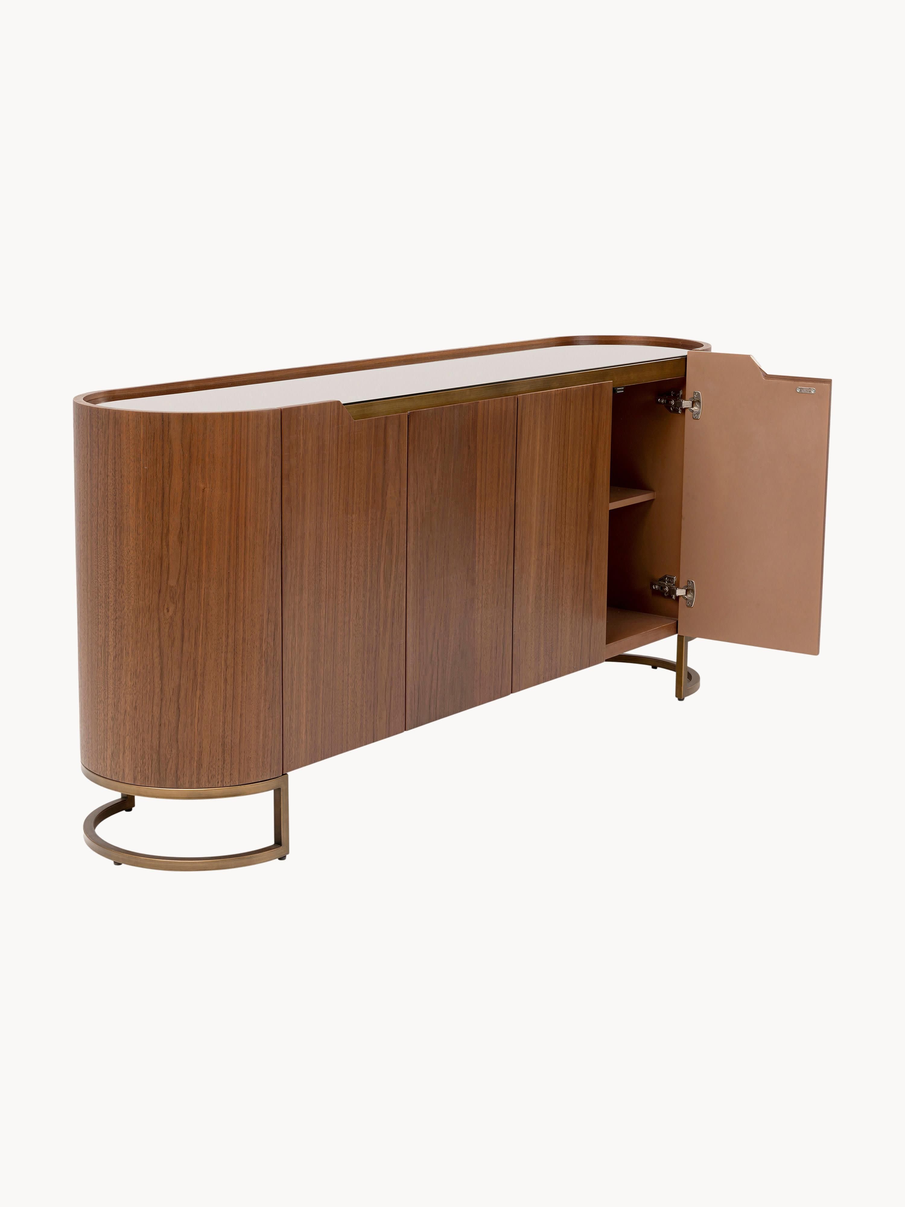 Giorgio Walnut Wood Sideboard