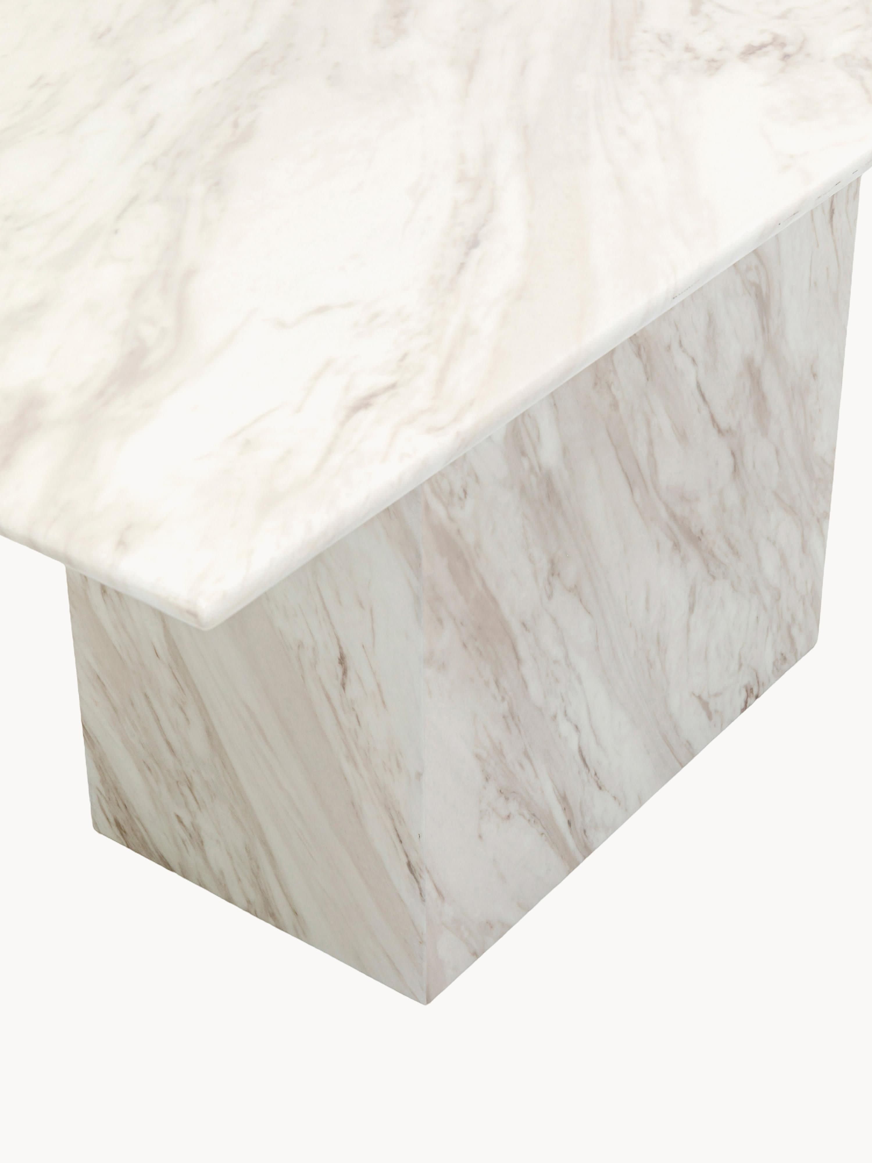 Dining Table Artistico with Marble Top, 160 x 90 cm