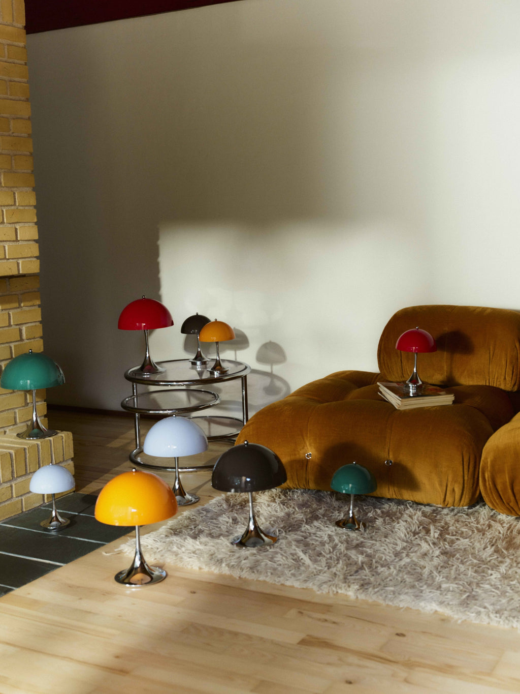 Dimmable Portable LED Table Lamp Panthella 250, Design Verner Panton