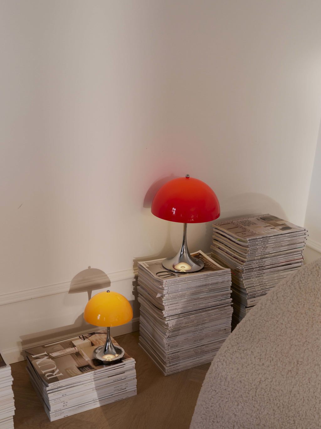 Dimmable Portable LED Table Lamp Panthella 250, Design Verner Panton