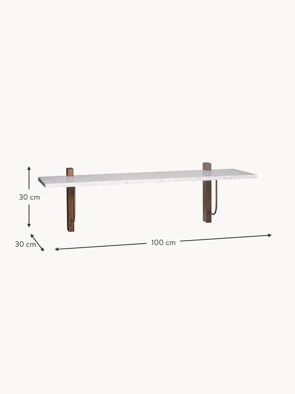 Corbel Marble Wall-Shelf