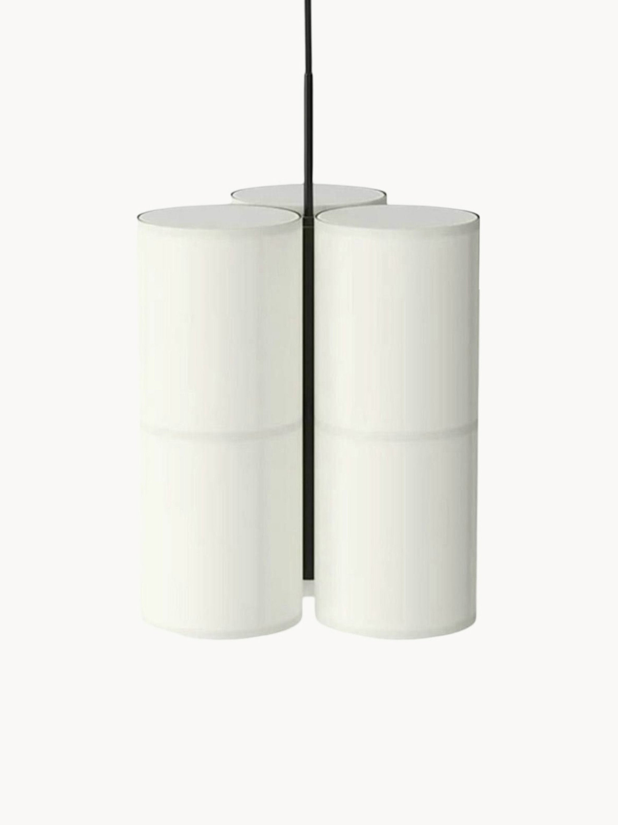 Gallery image 1 - Handmade Linen Cluster Pendant Light Hashira
