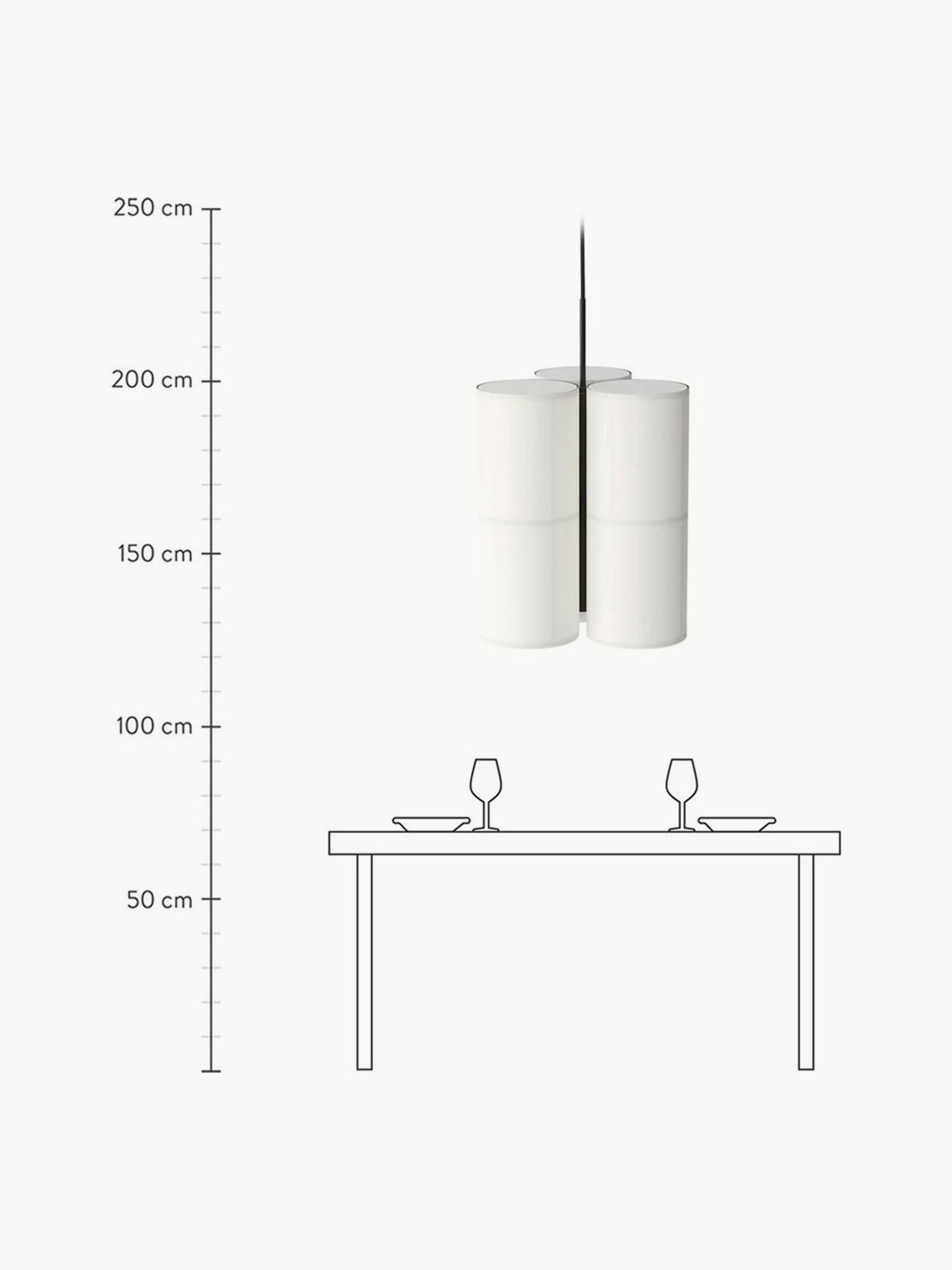 Hashira Handmade Linen Cluster Pendant Light