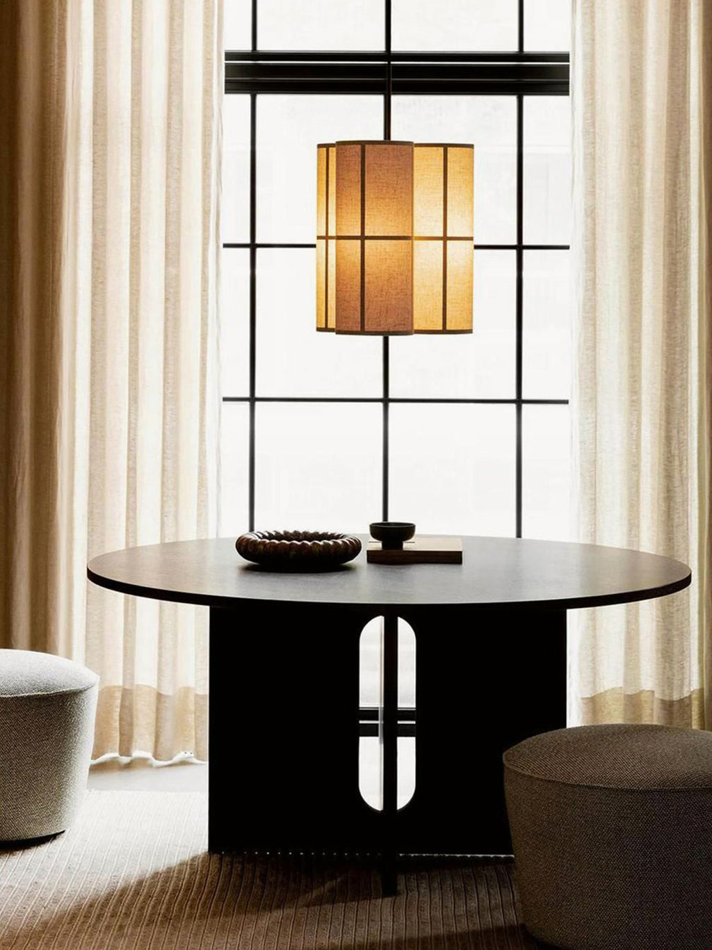 Hashira Handmade Linen Cluster Pendant Light