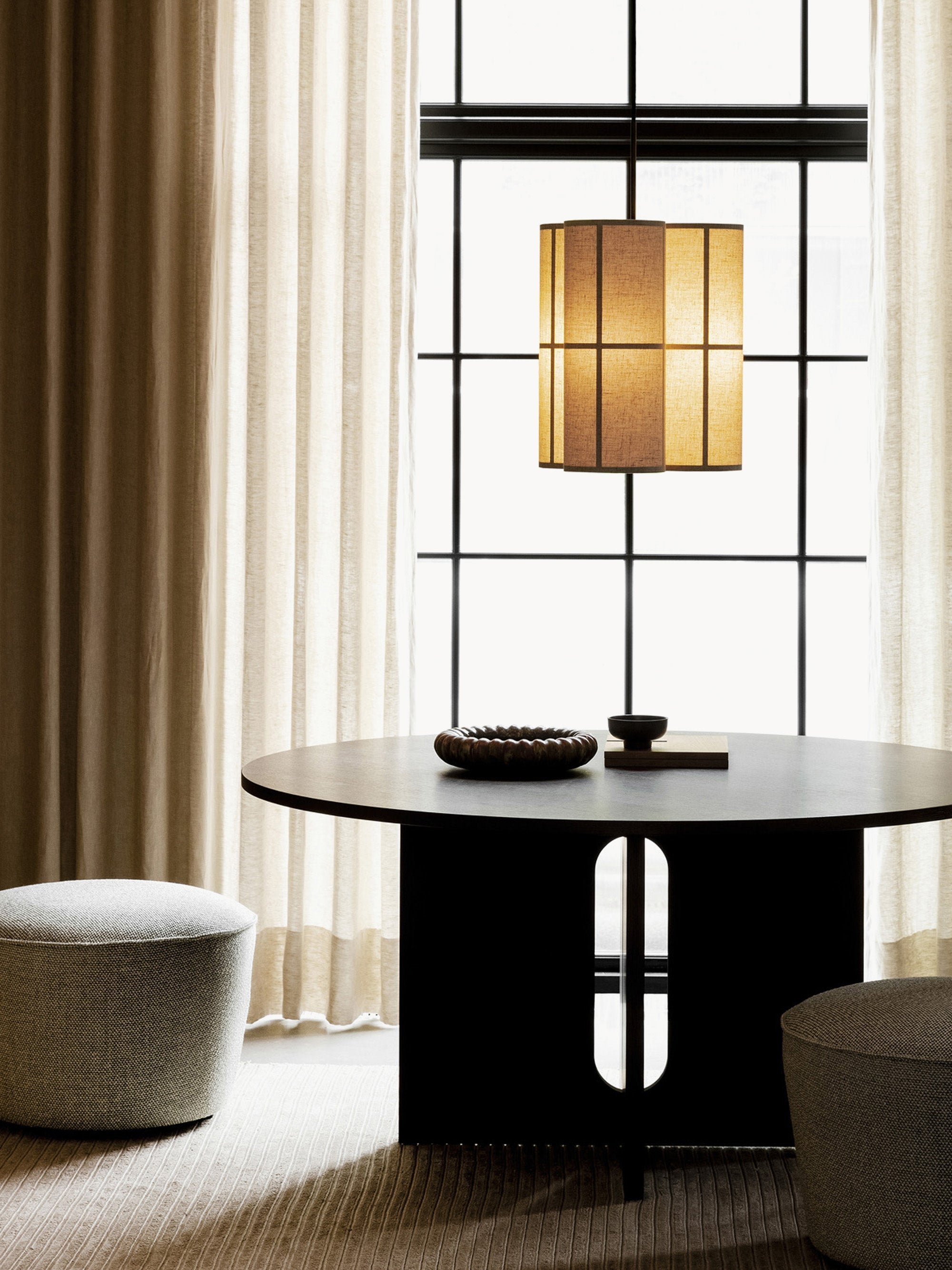 Hashira Handmade Linen Cluster Pendant Light