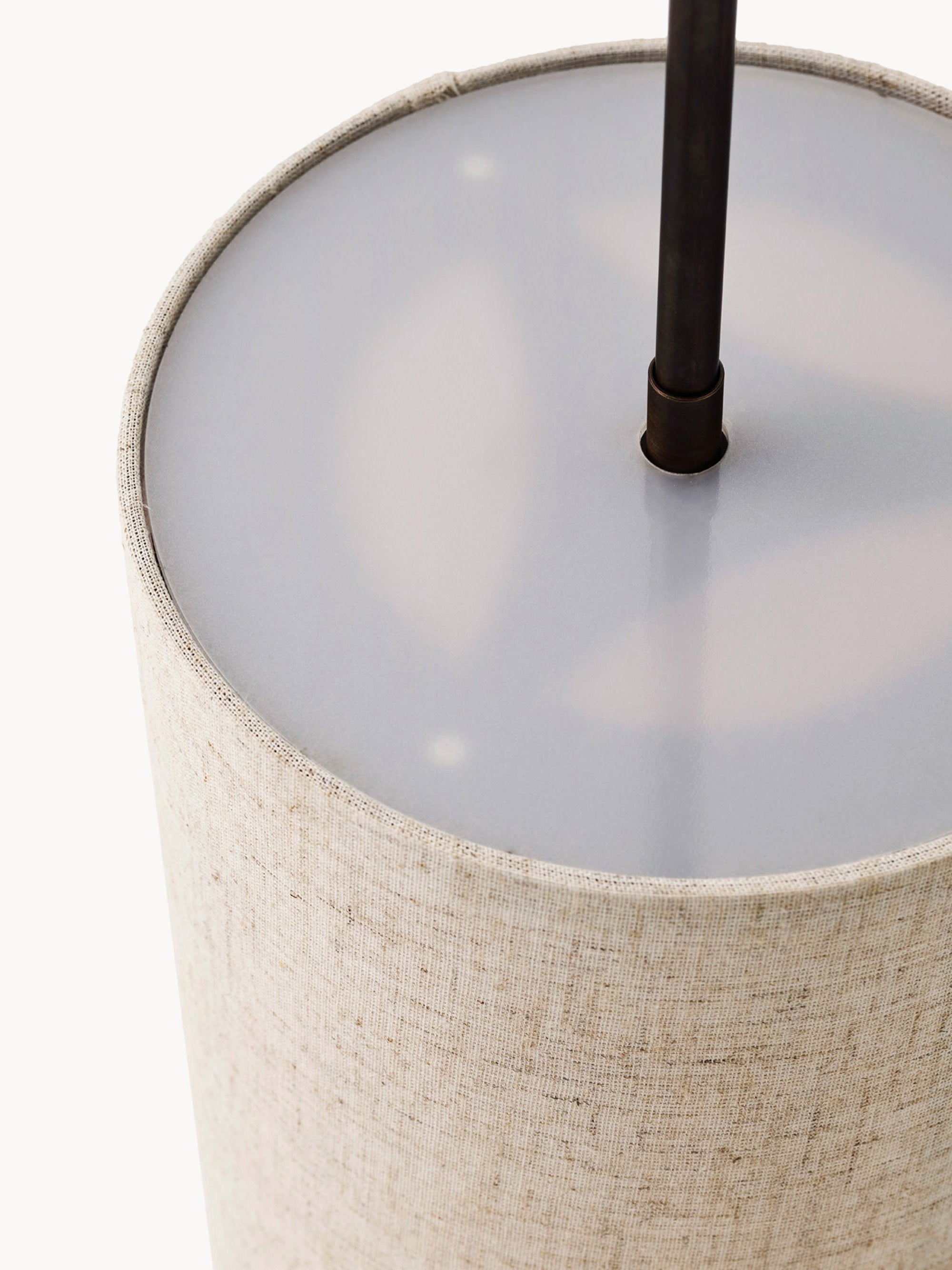 Hashira Handmade Linen Pendant Light, in various sizes