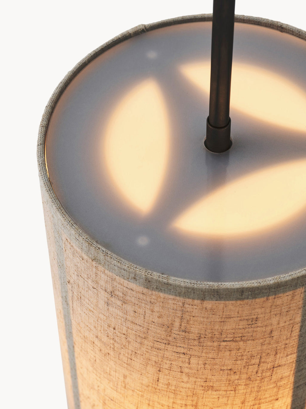 Hashira Handmade Linen Pendant Light, in various sizes