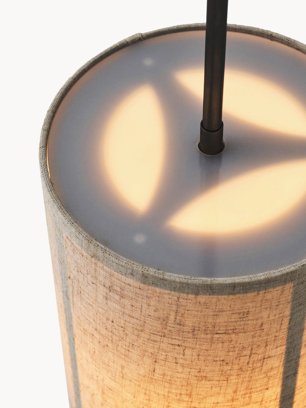 Hashira Handmade Linen Pendant Light, in various sizes