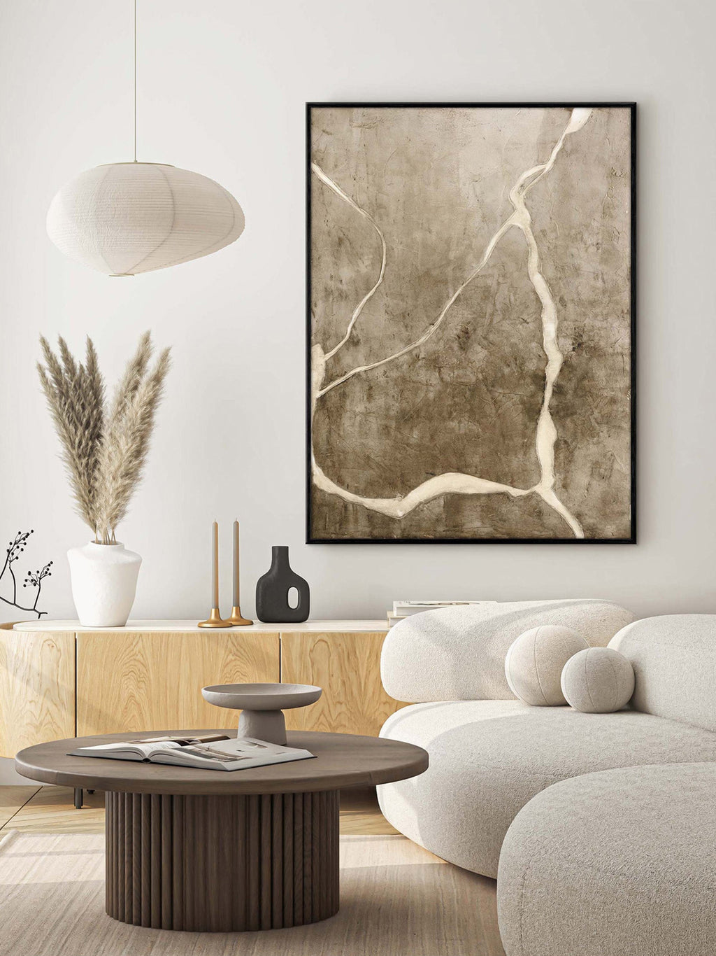 Vibranium Hand-Painted Canvas Art