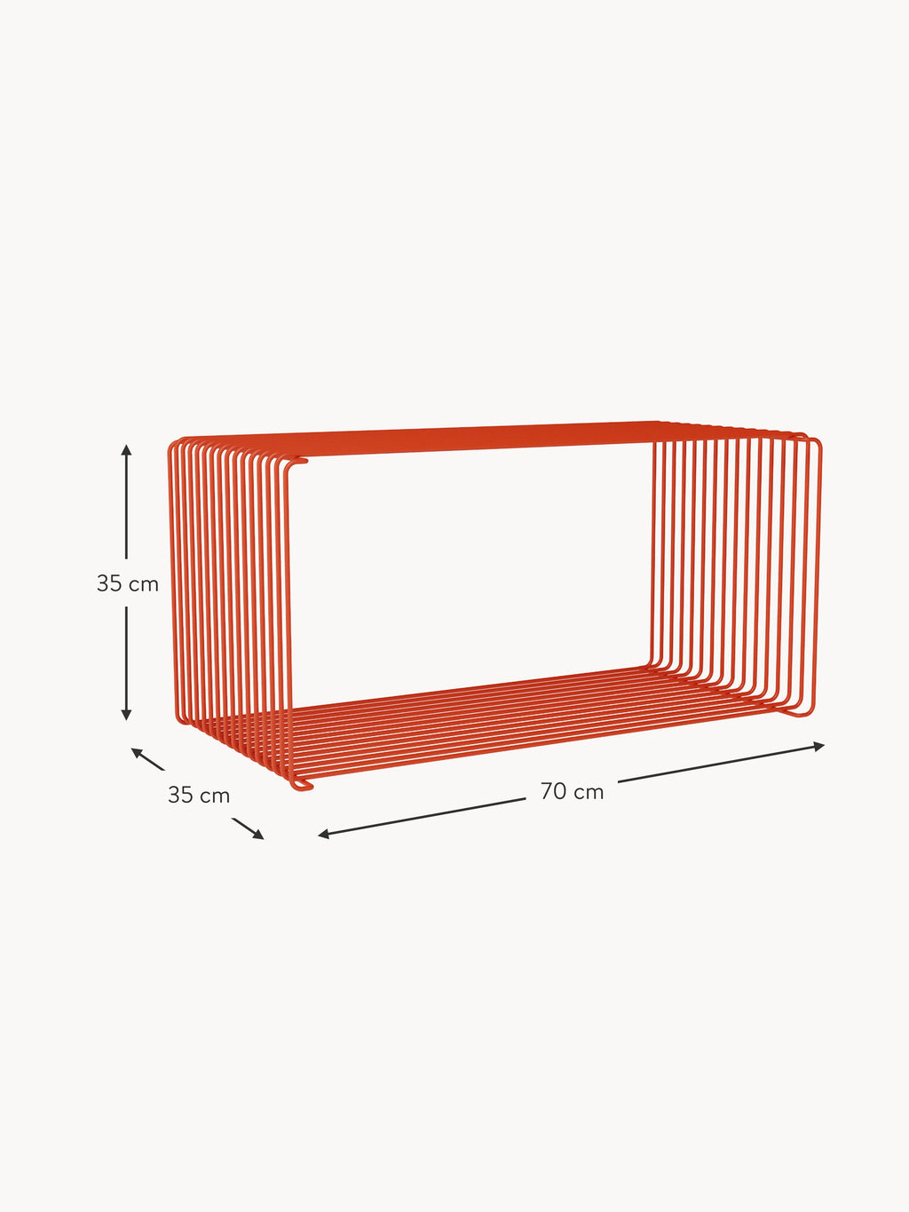 Module Panton Wire Extended for Modular Shelf System, W 70 cm