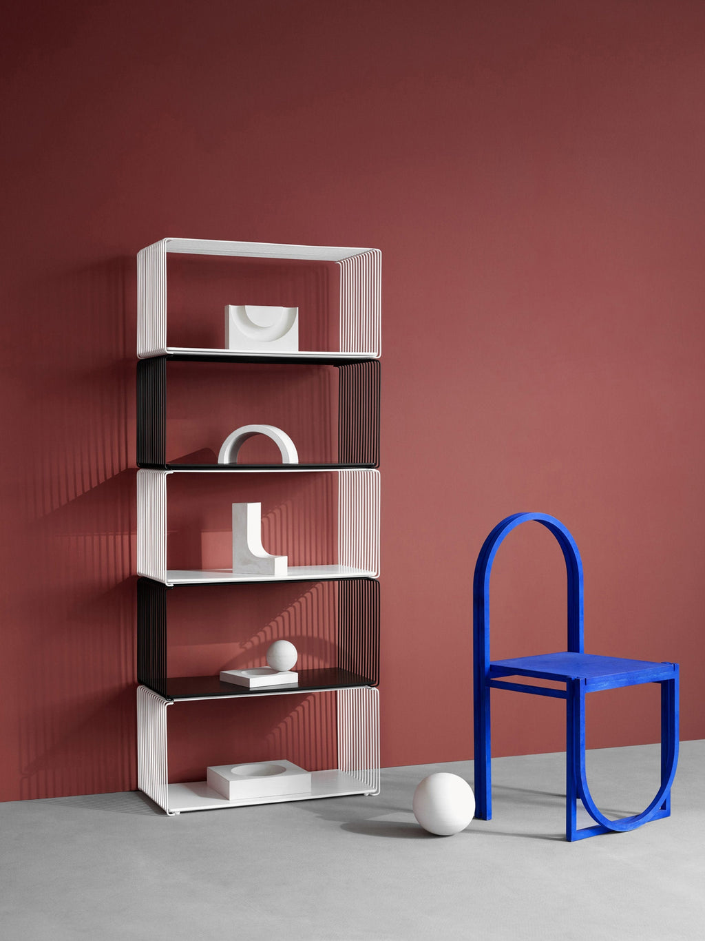 Module Panton Wire Extended for Modular Shelf System, W 70 cm