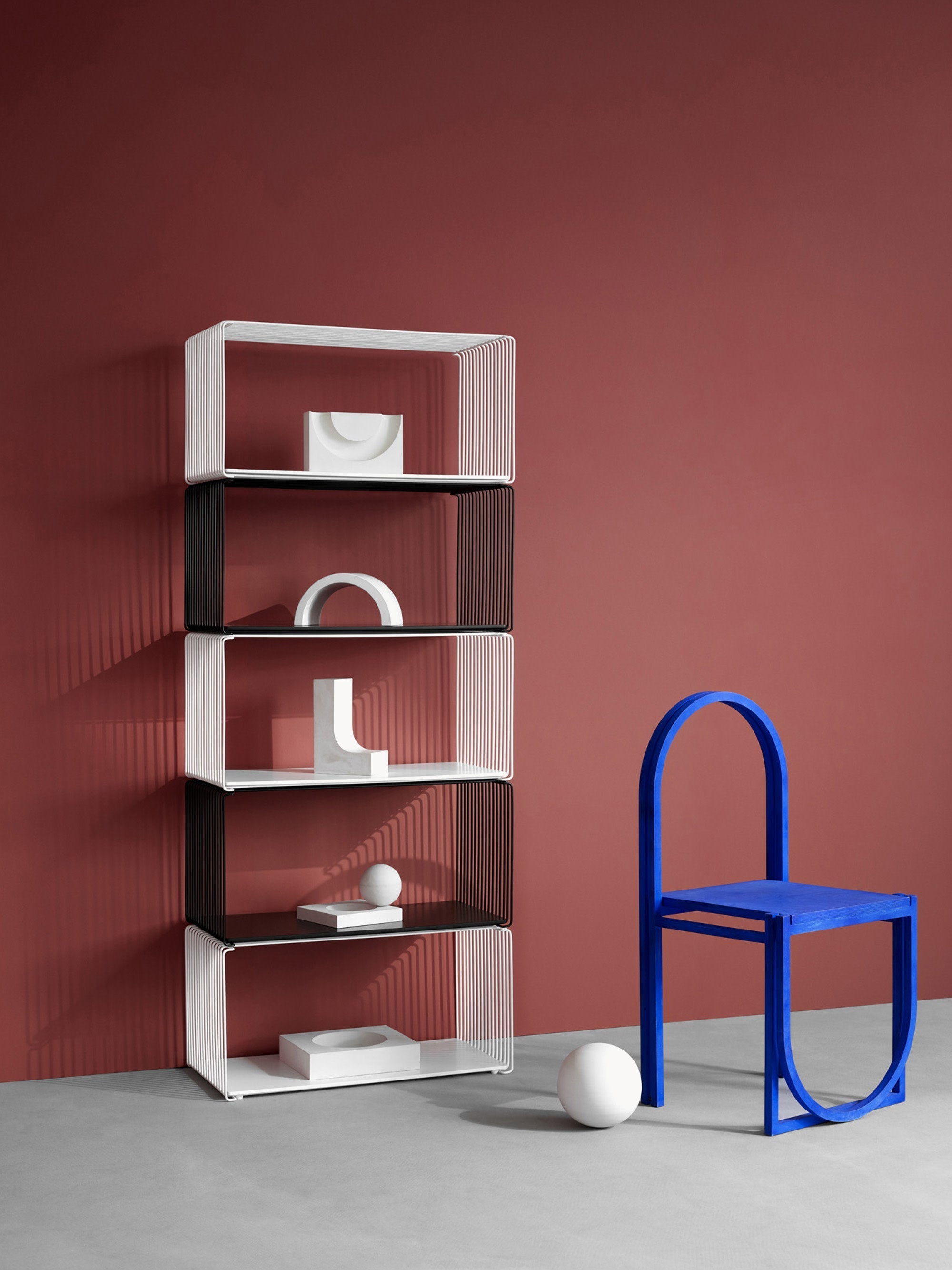 Module Panton Wire Extended for Modular Shelf System, W 70 cm
