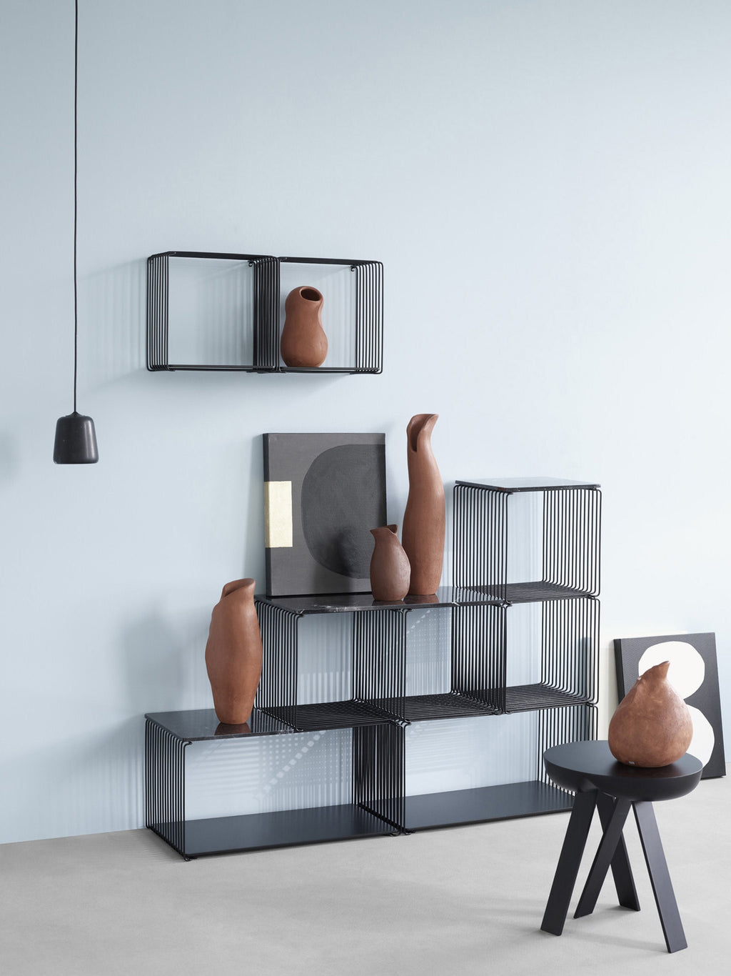 Module Panton Wire Extended for Modular Shelf System, W 70 cm