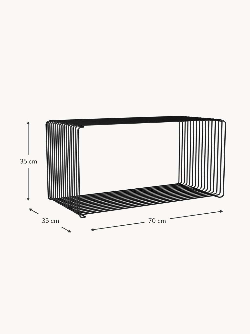Module Panton Wire Extended for Modular Shelf System, W 70 cm
