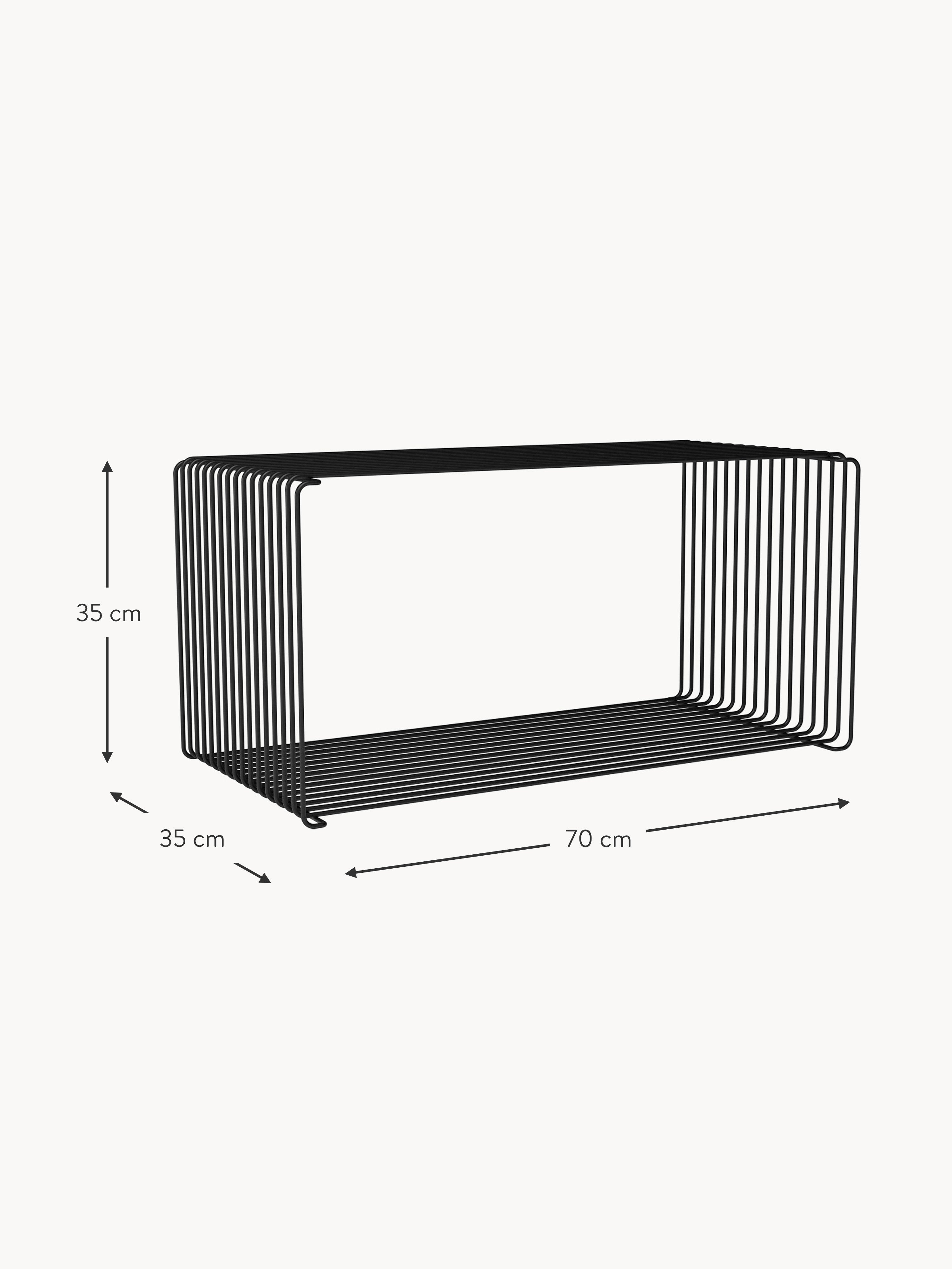 Module Panton Wire Extended for Modular Shelf System, W 70 cm