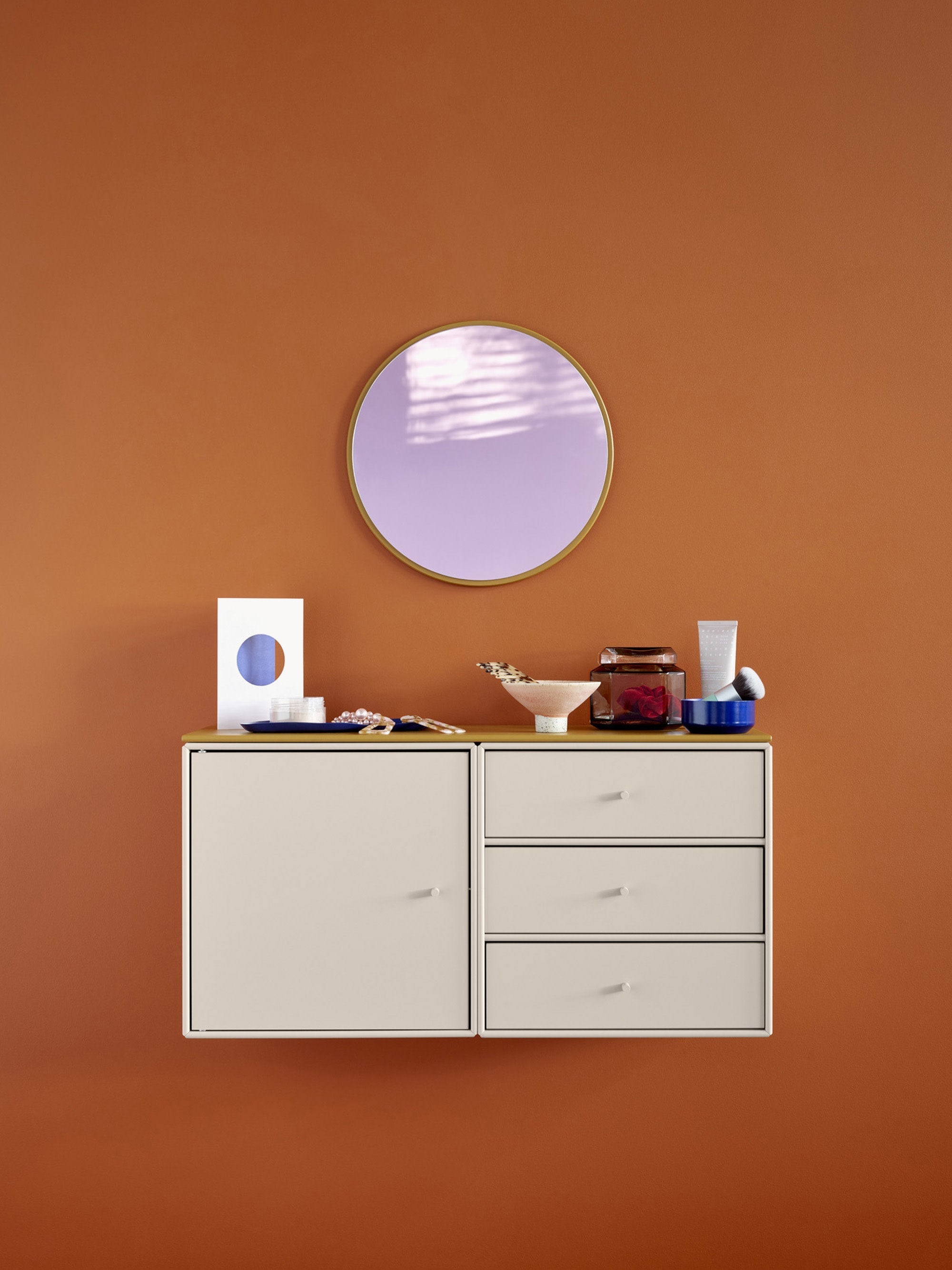 Module Montana Mini 1007 with Drawers for Modular Shelf System