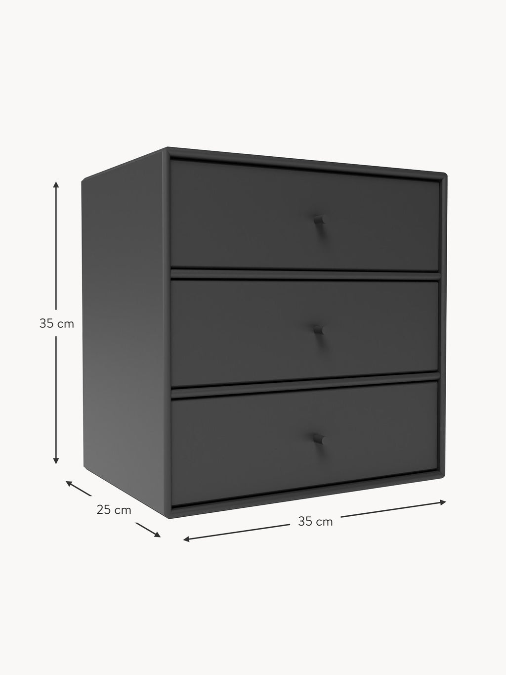 Module Montana Mini 1007 with Drawers for Modular Shelf System