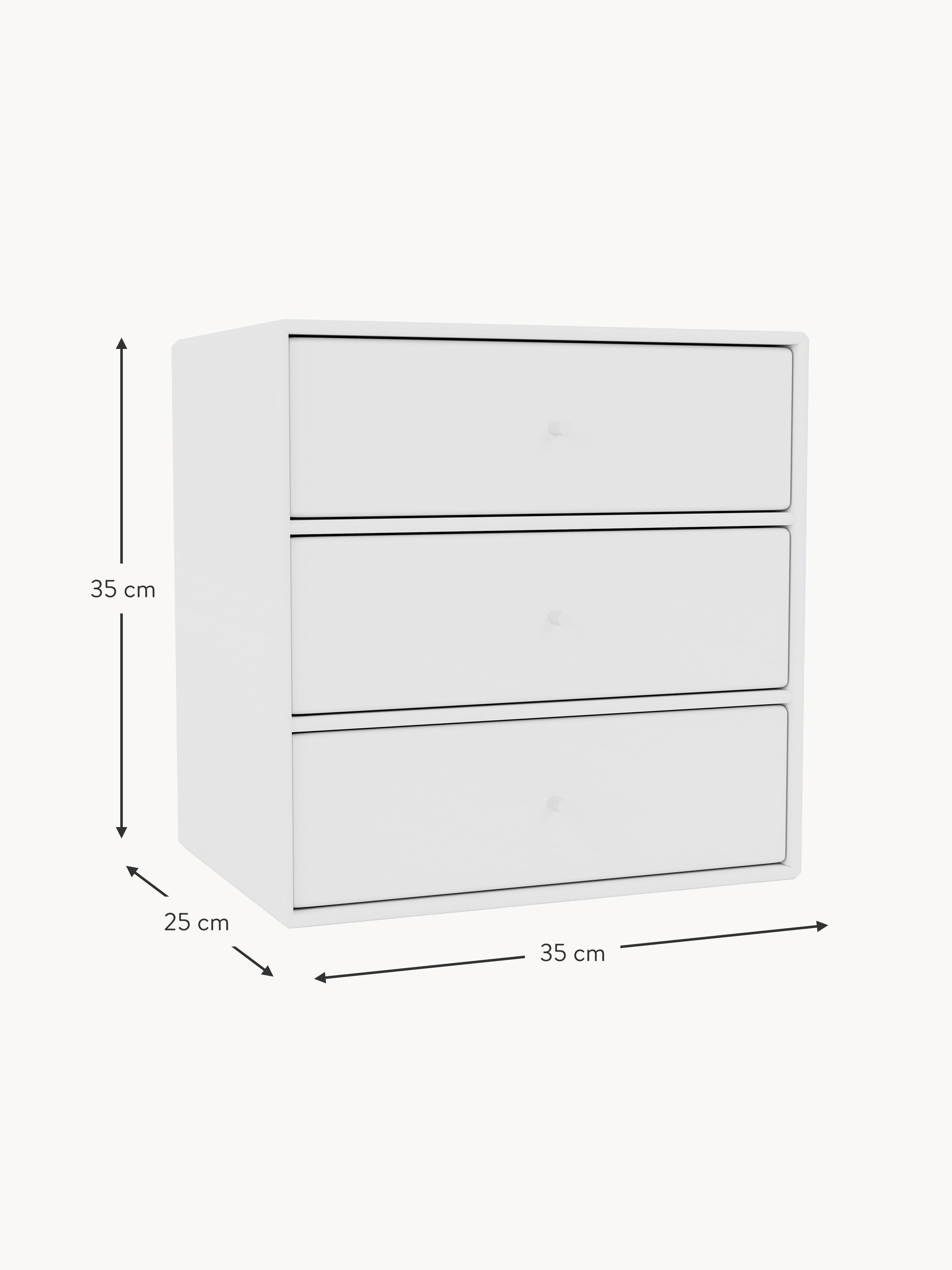 Module Montana Mini 1007 with Drawers for Modular Shelf System