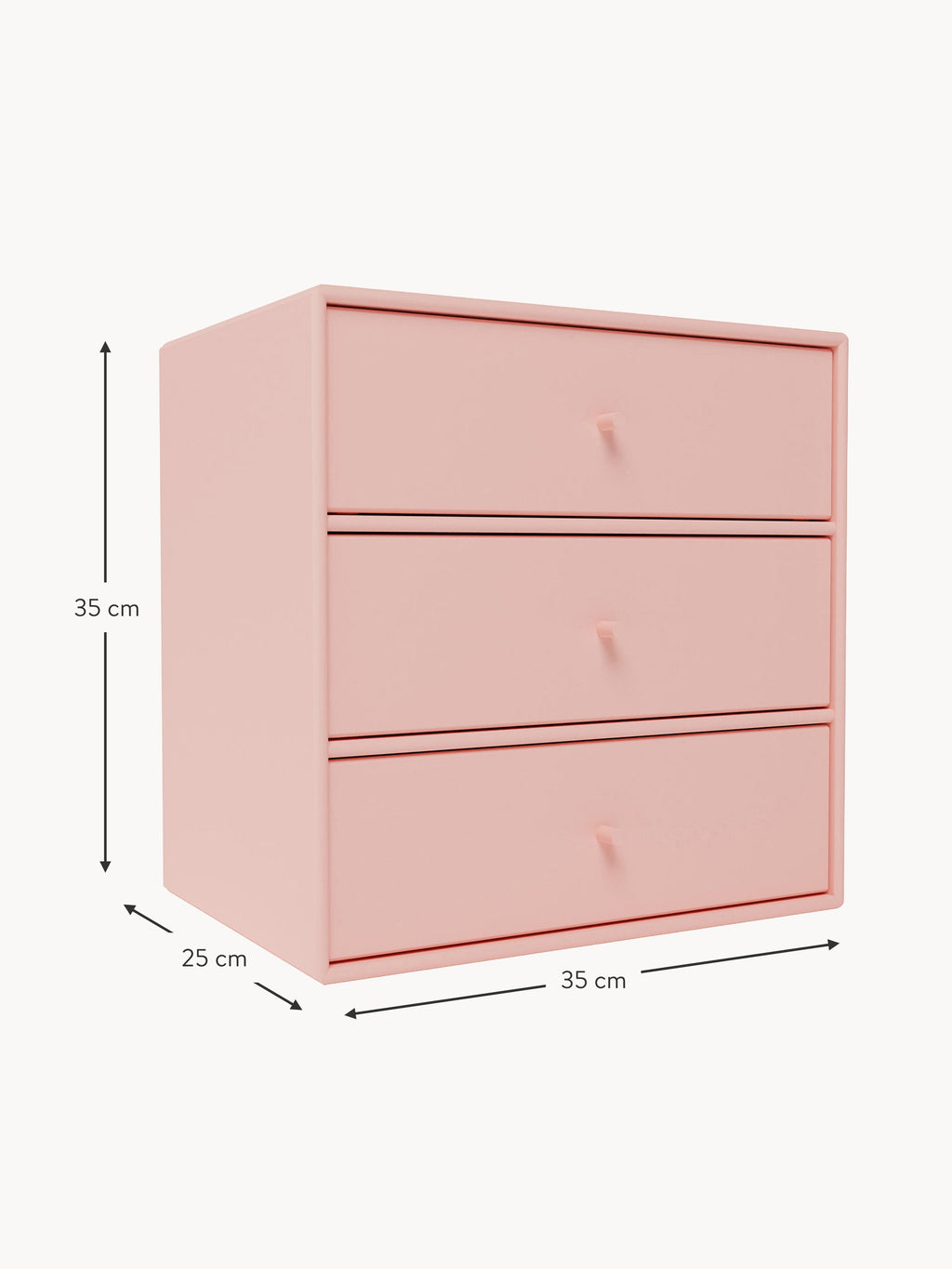 Module Montana Mini 1007 with Drawers for Modular Shelf System