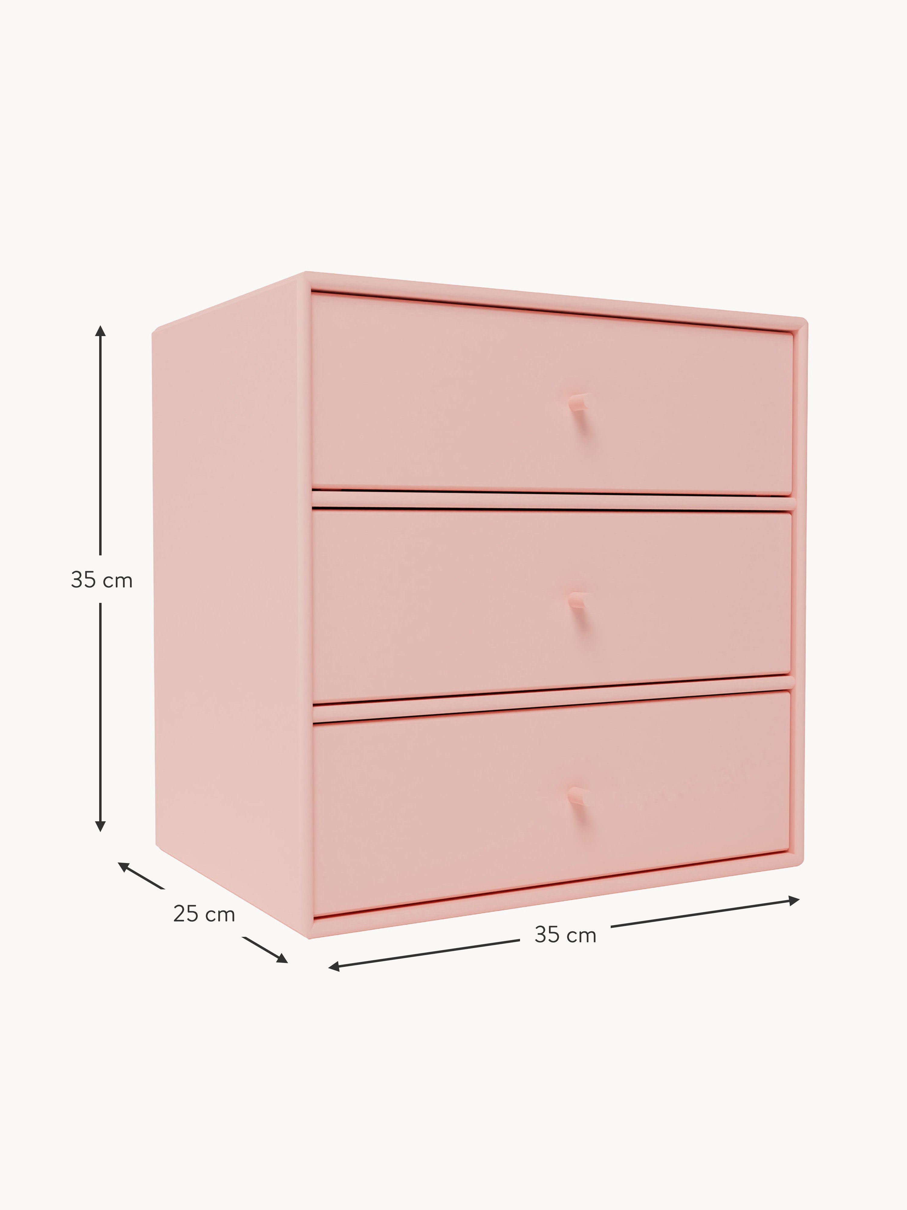 Module Montana Mini 1007 with Drawers for Modular Shelf System