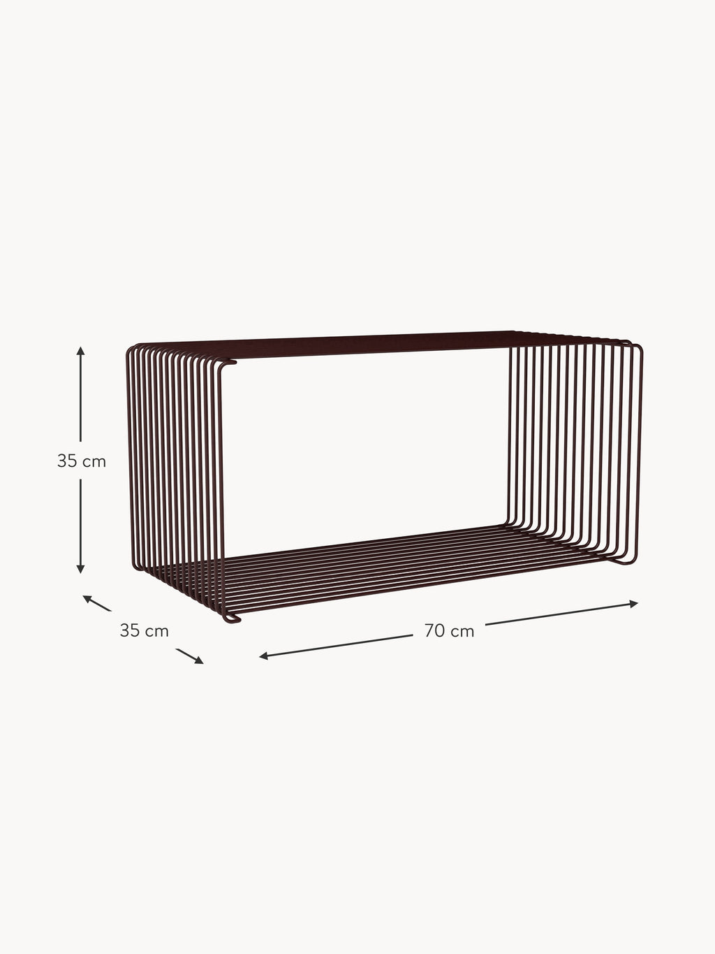Module Panton Wire Extended for Modular Shelf System, W 70 cm