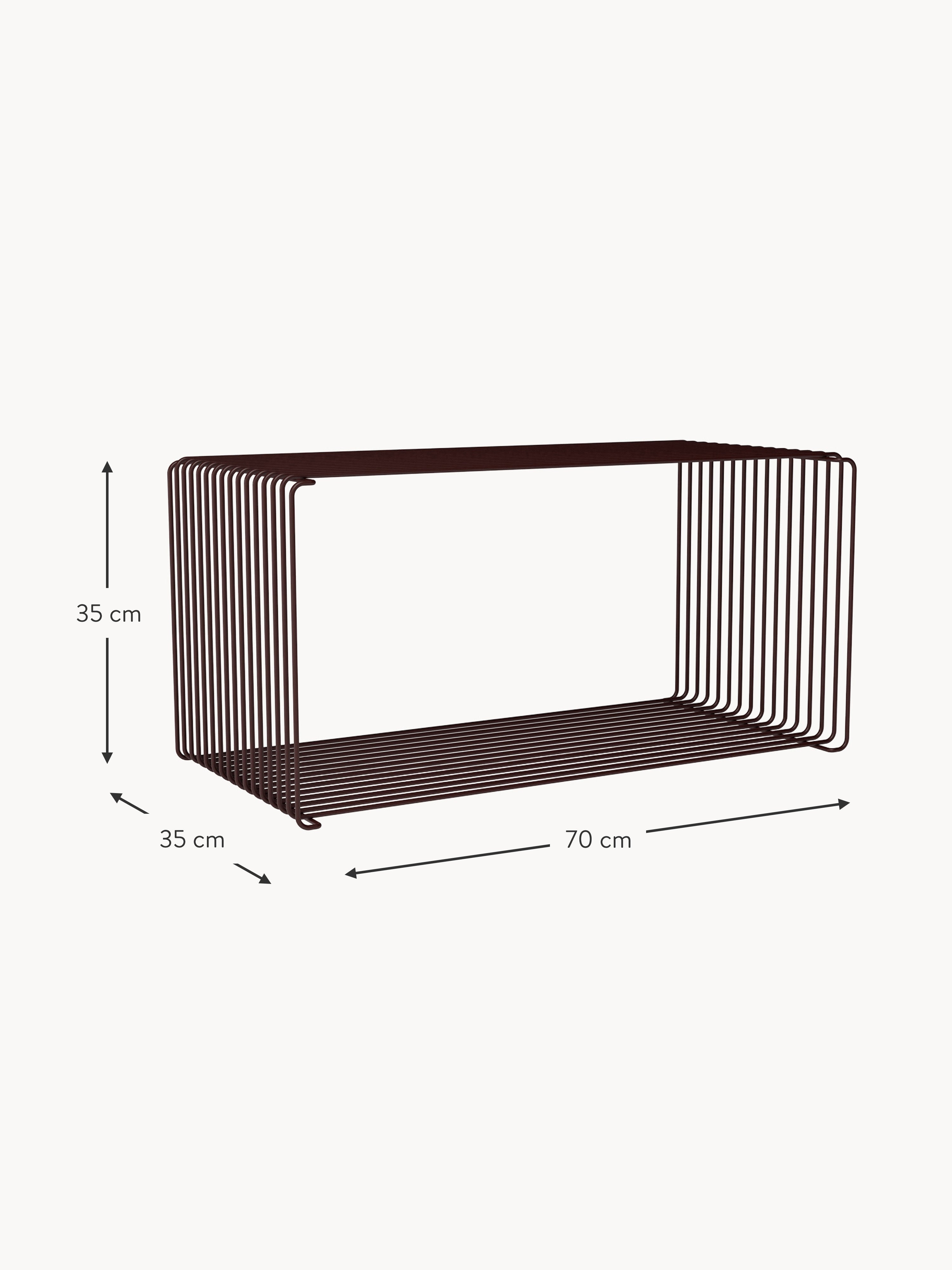 Module Panton Wire Extended for Modular Shelf System, W 70 cm