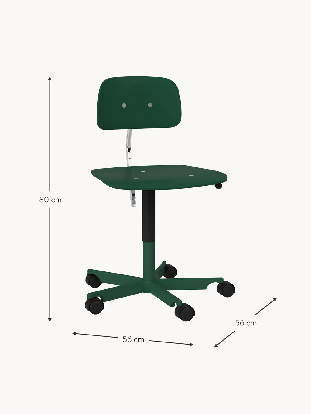 Office Chair Kevi 2533, height-adjustable