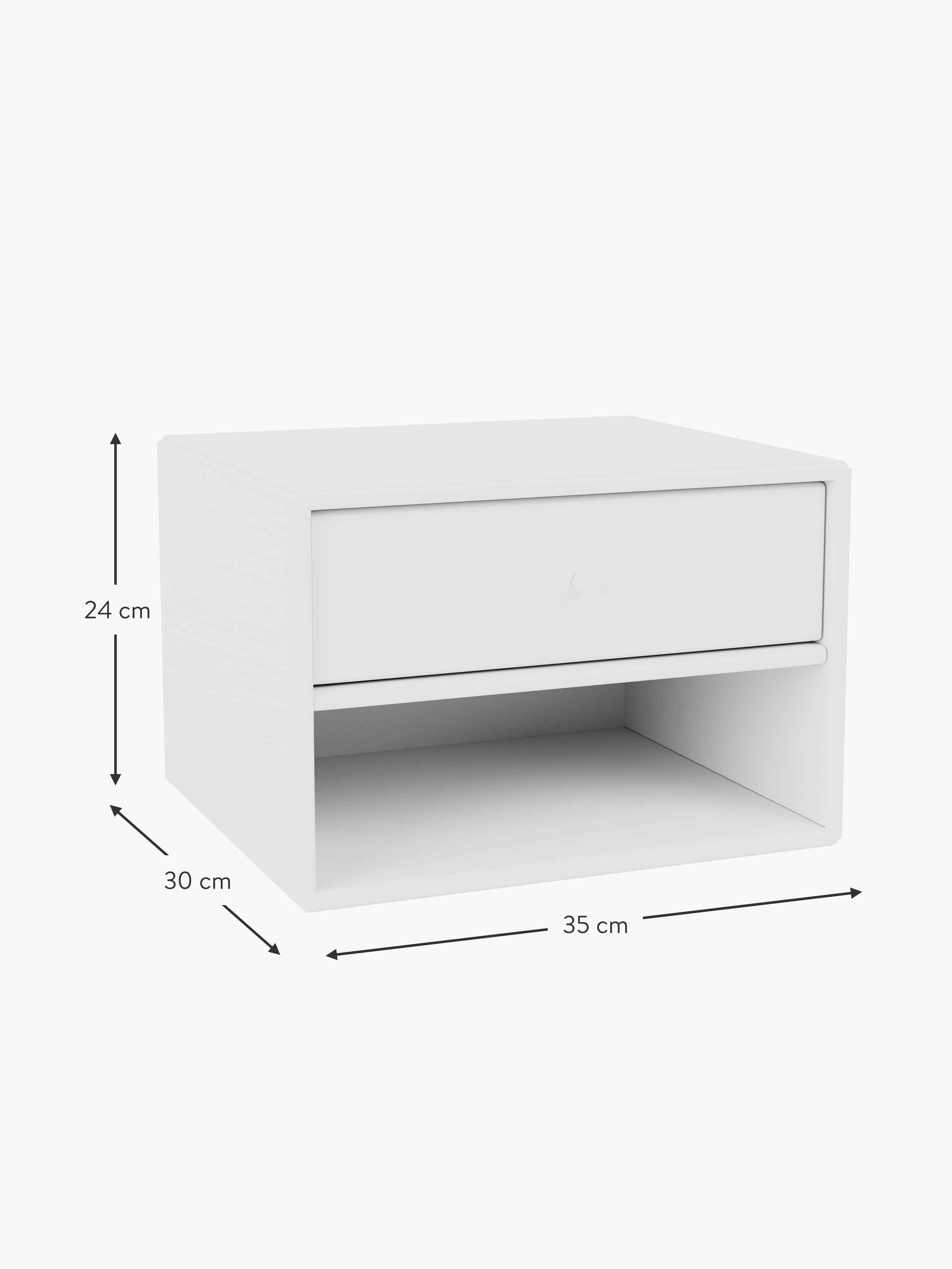 Dash Wall-Mounted Bedside Table with Drawer